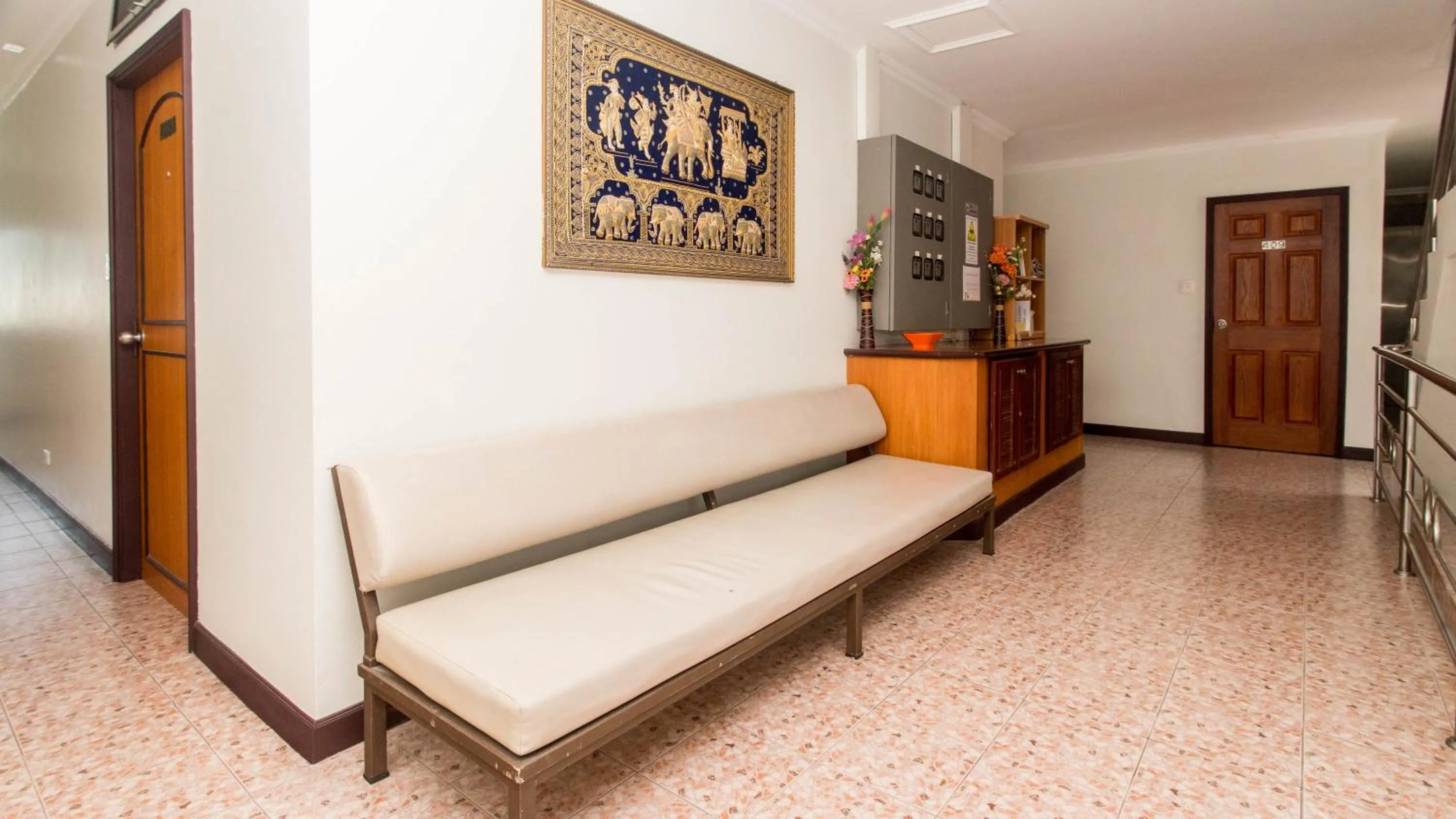 Living room in D.J. House