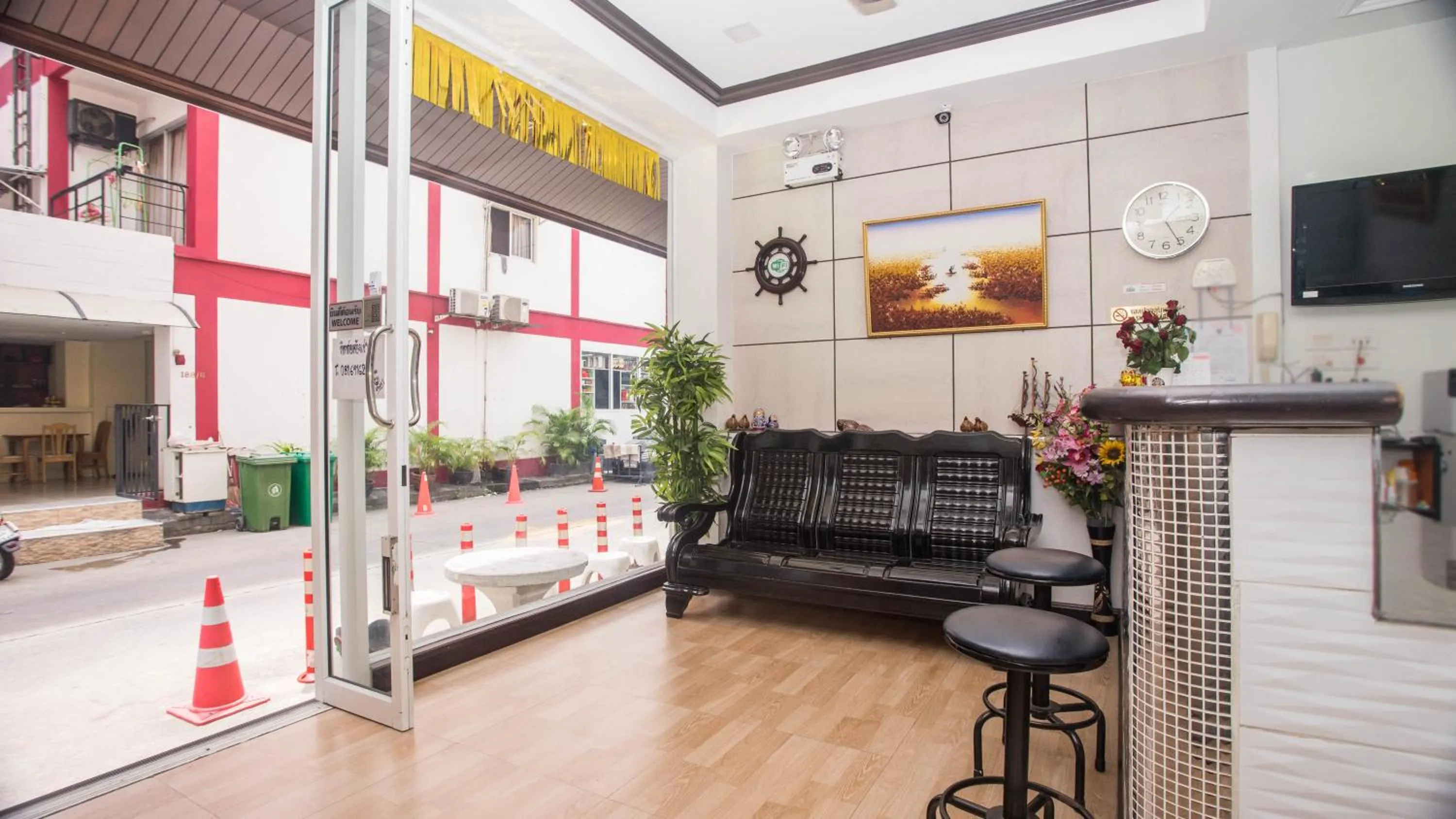 Living room in D.J. House