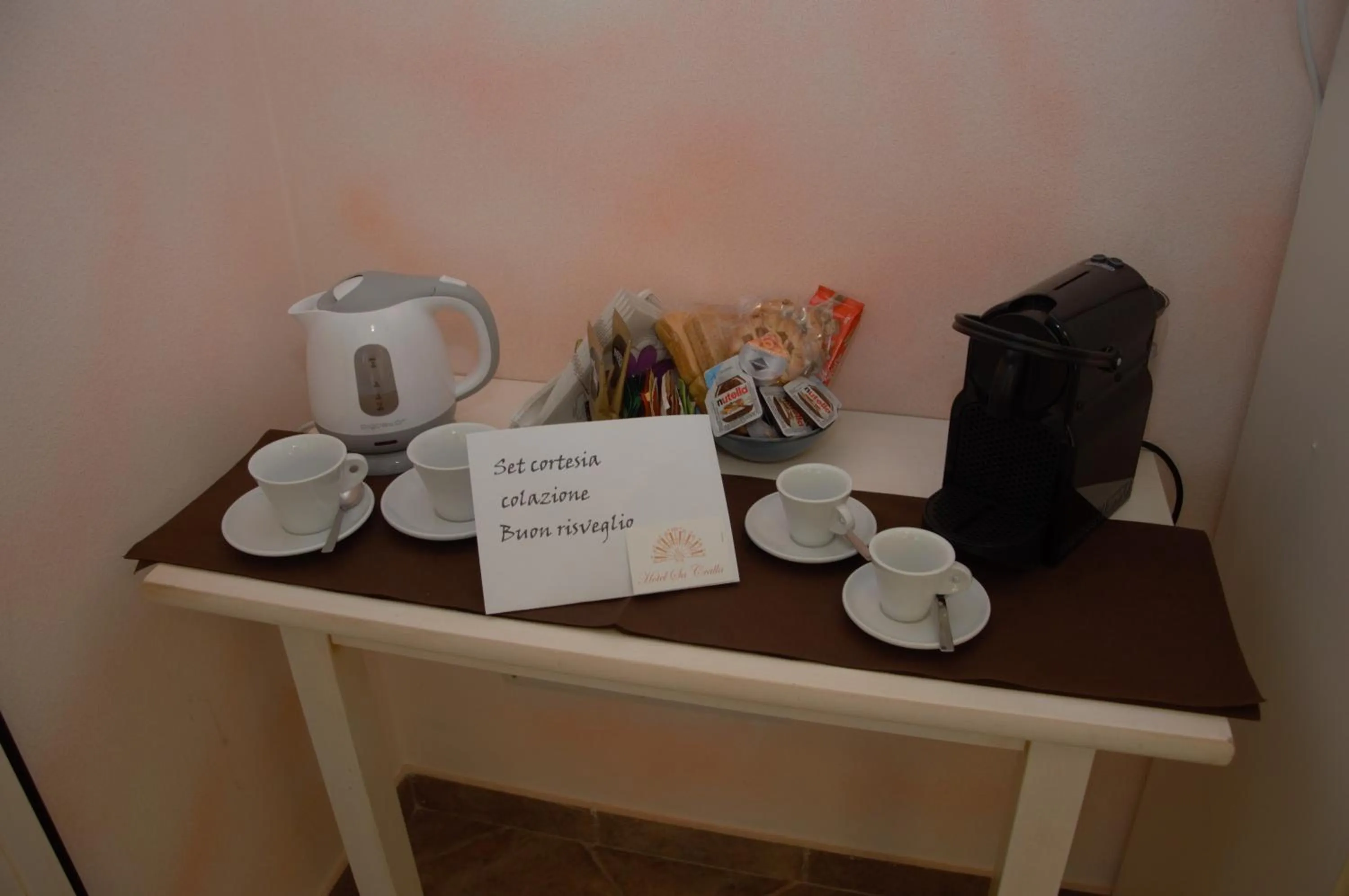 Coffee/tea facilities in Hotel Sa Cralla Villasimius