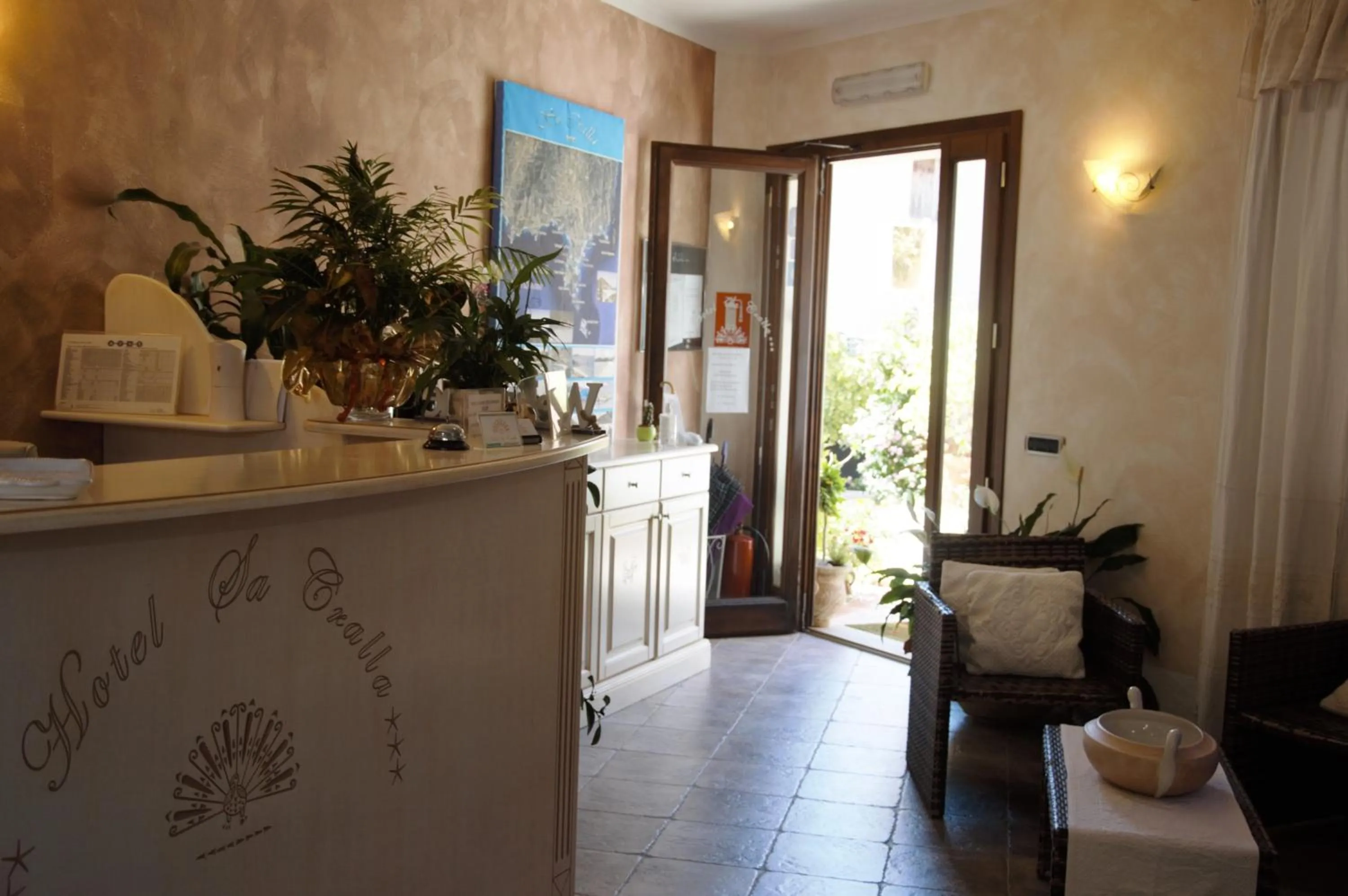 Lobby or reception in Hotel Sa Cralla Villasimius