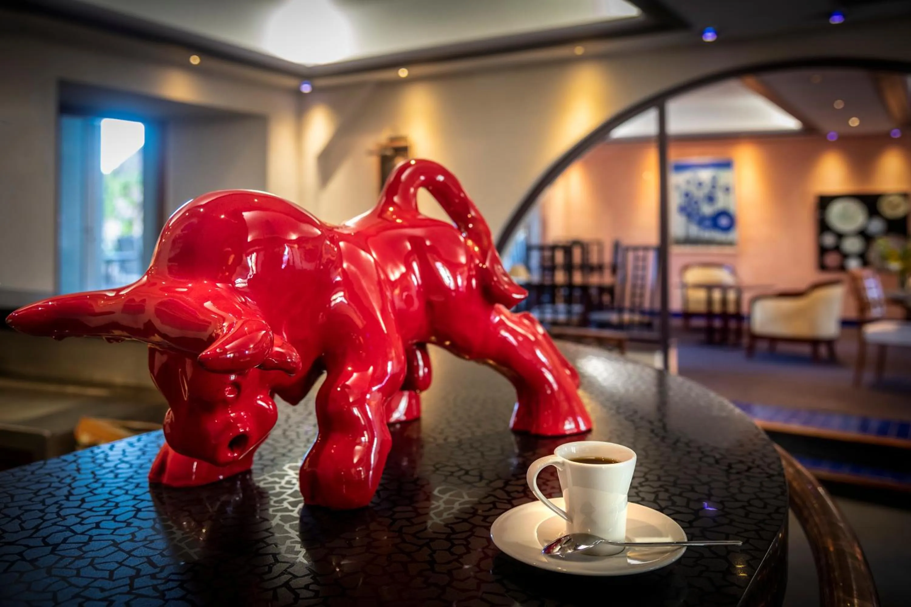 Decorative detail in Logis Hôtel Restaurant Gilles Moreau Laguiole