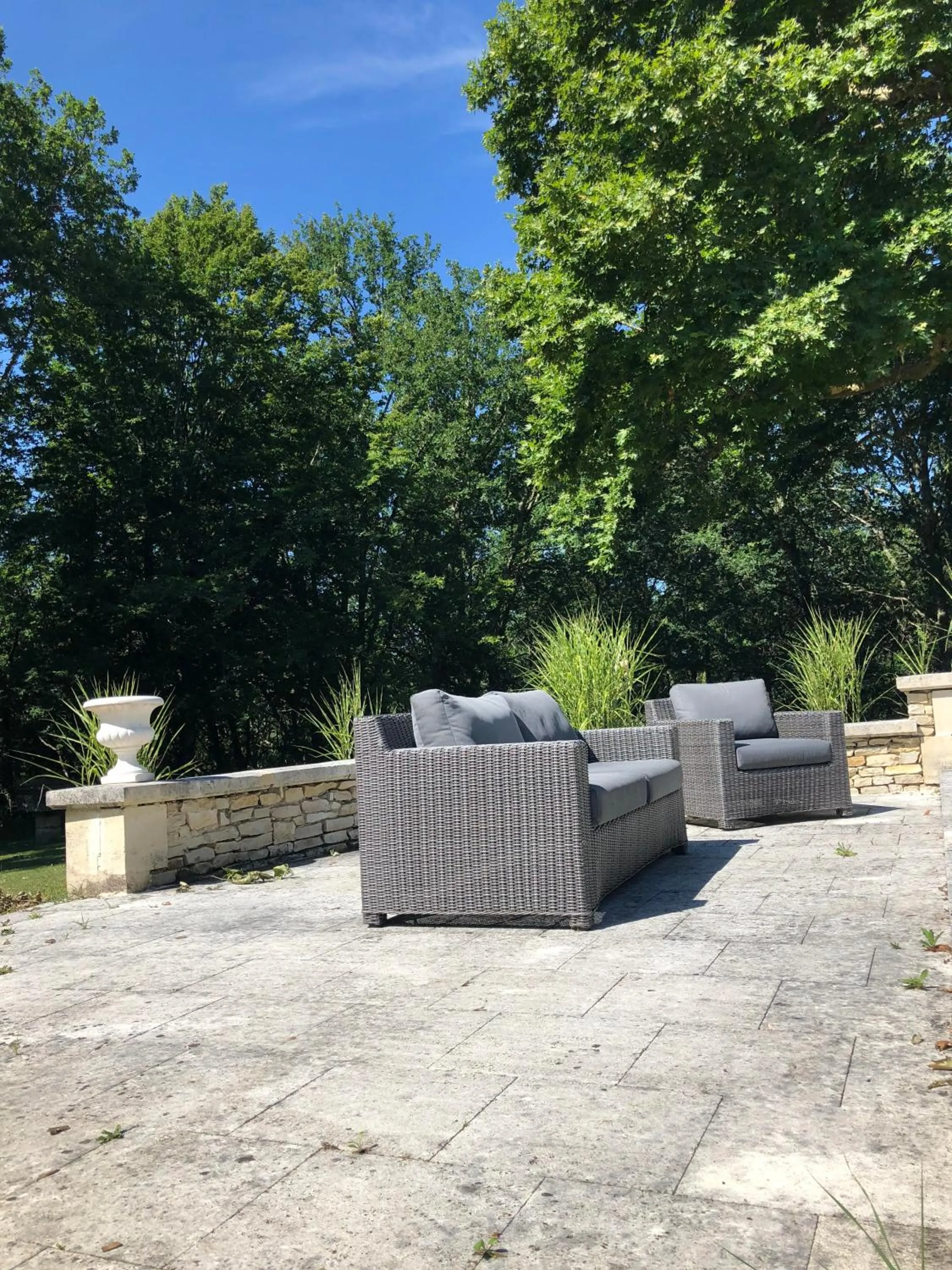 Swimming pool in Château de la gauderie