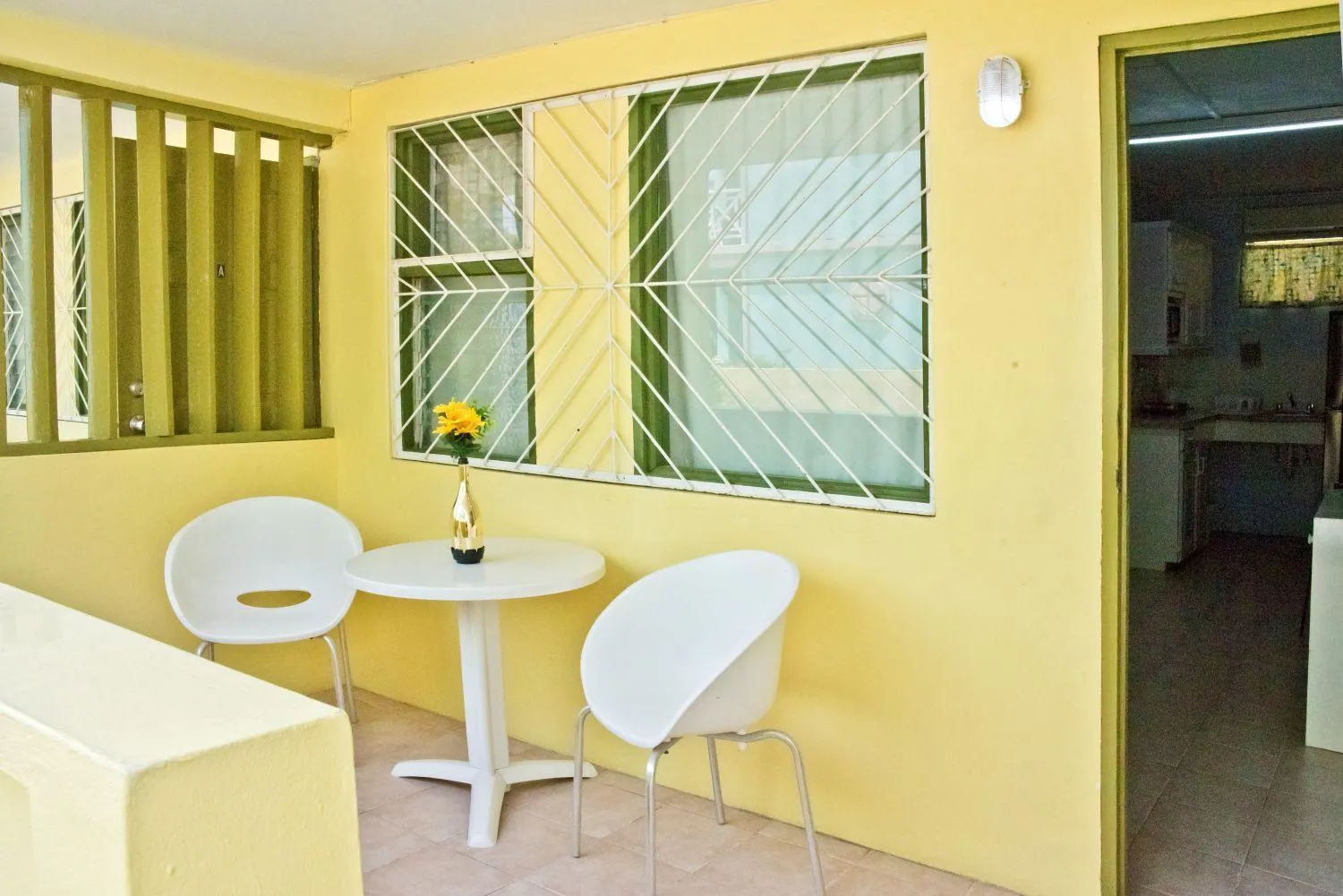 Patio in Dover Beach Hotel