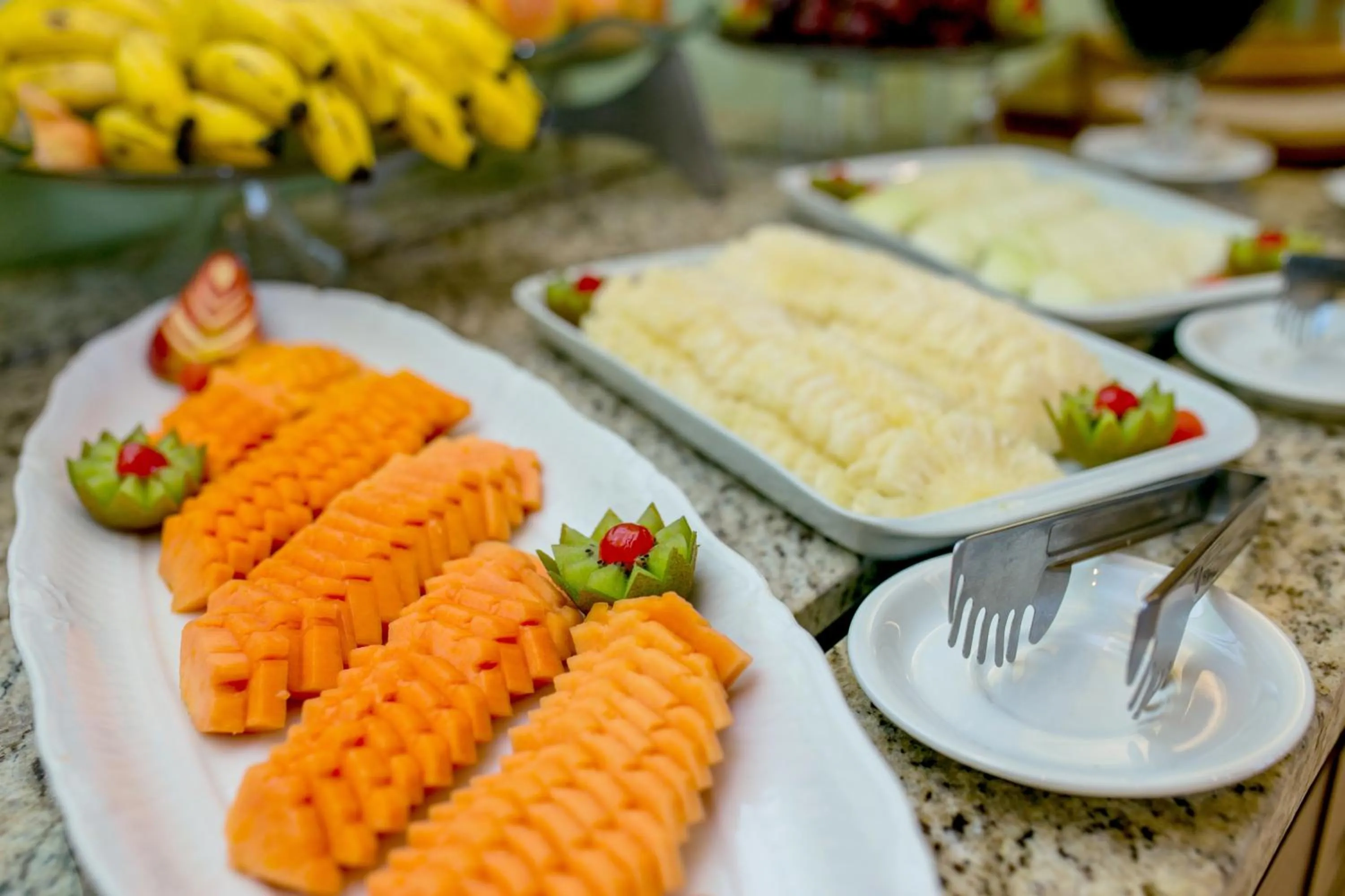 Buffet breakfast in Beach Hotel Juquehy