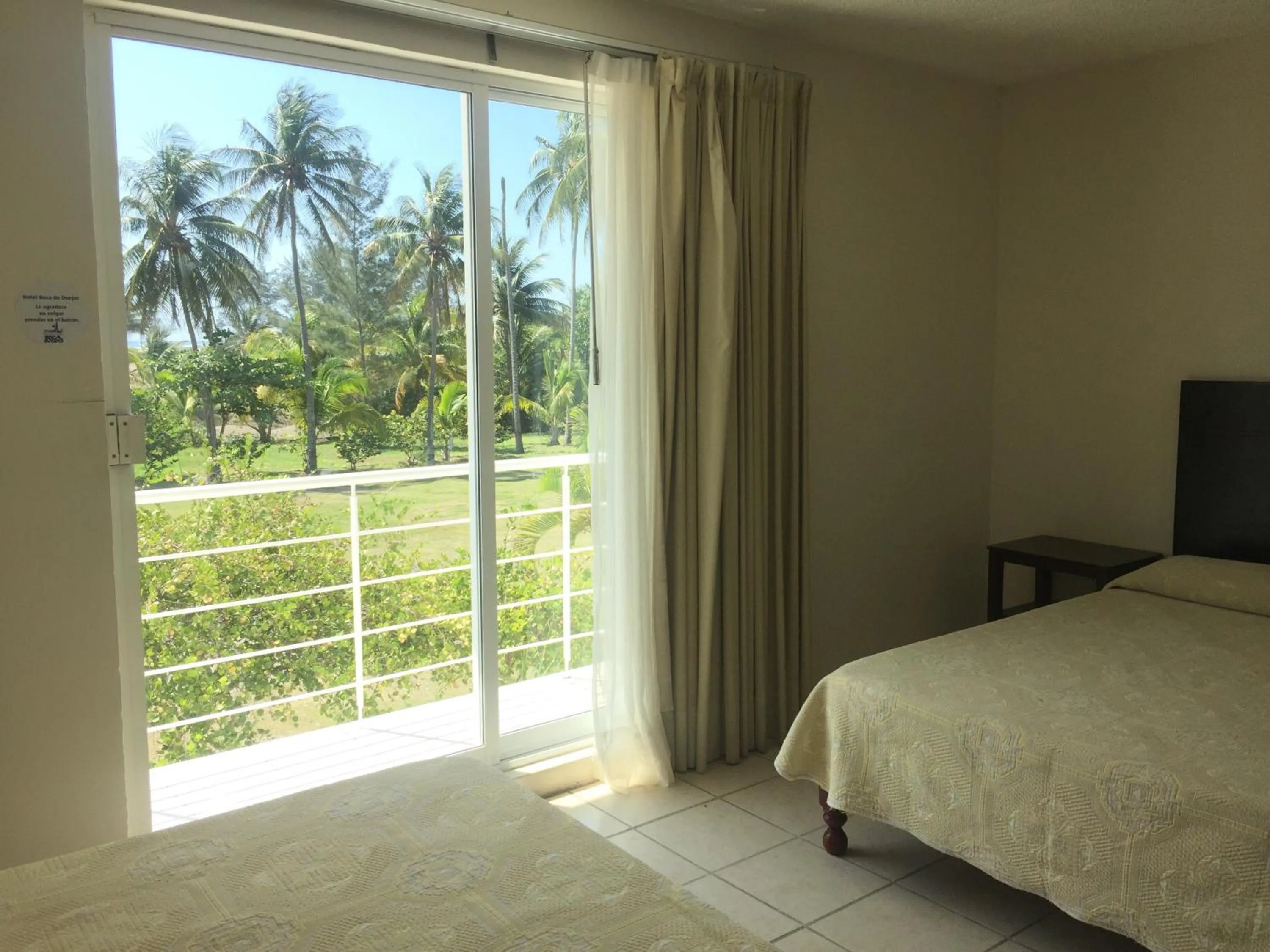 Bed in Hotel Boca de Ovejas