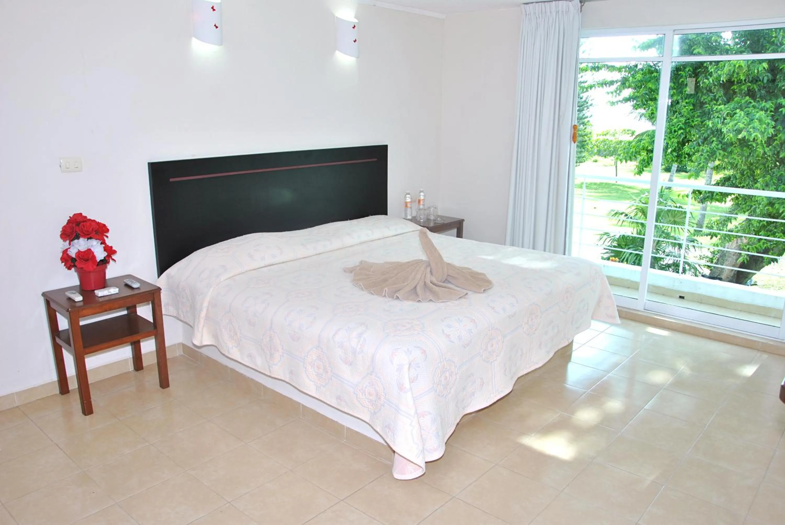 Bed in Hotel Boca de Ovejas