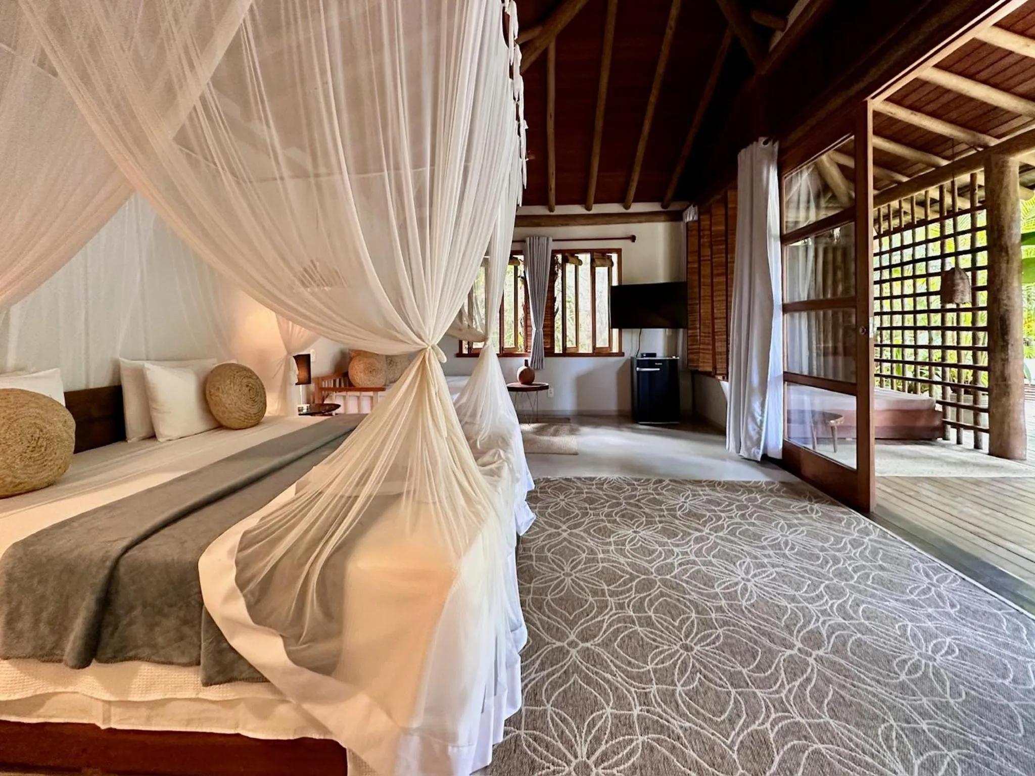 Bed in Soleluna Casa Pousada