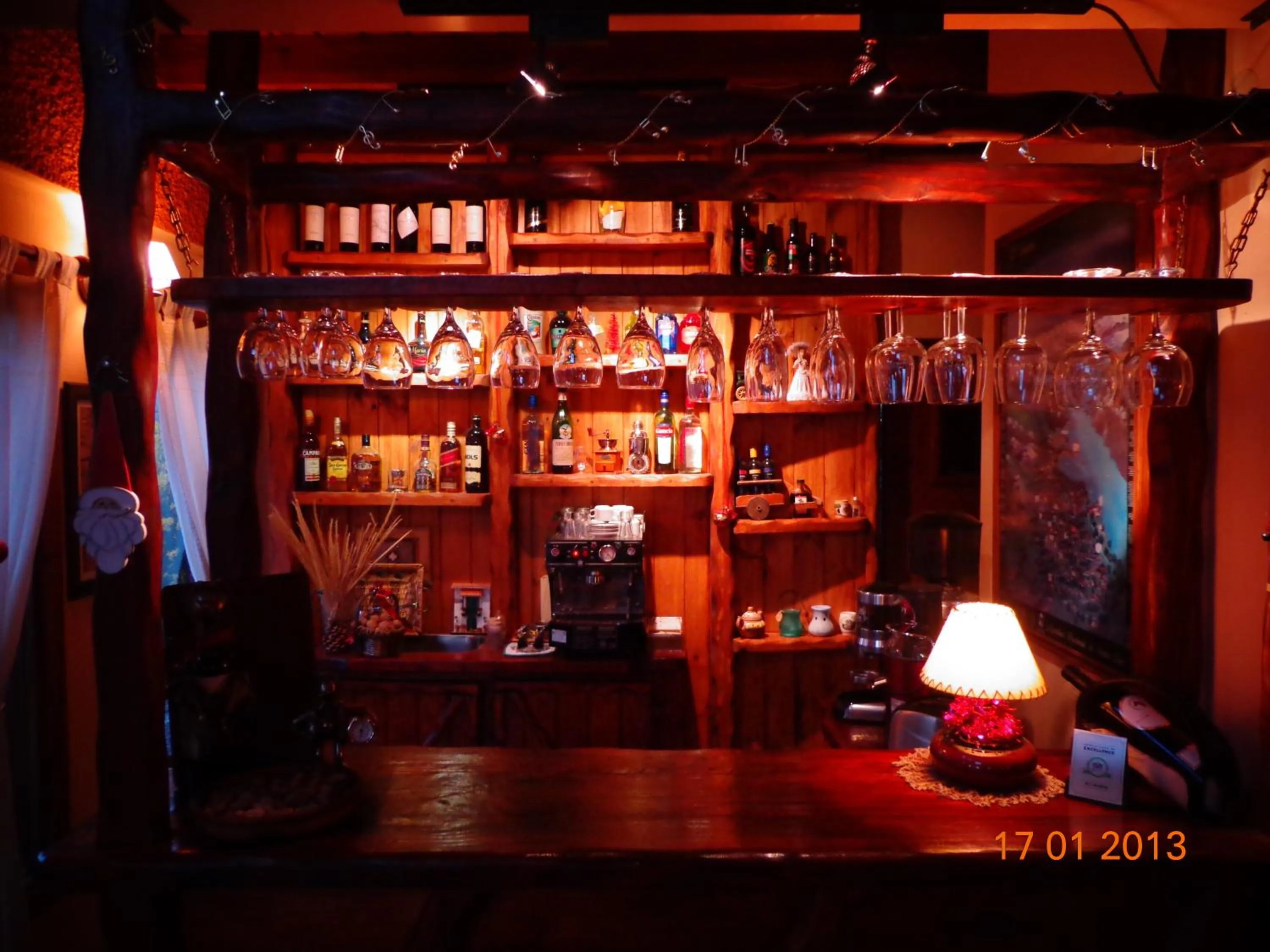 Lounge or bar in Hosteria Rukahué