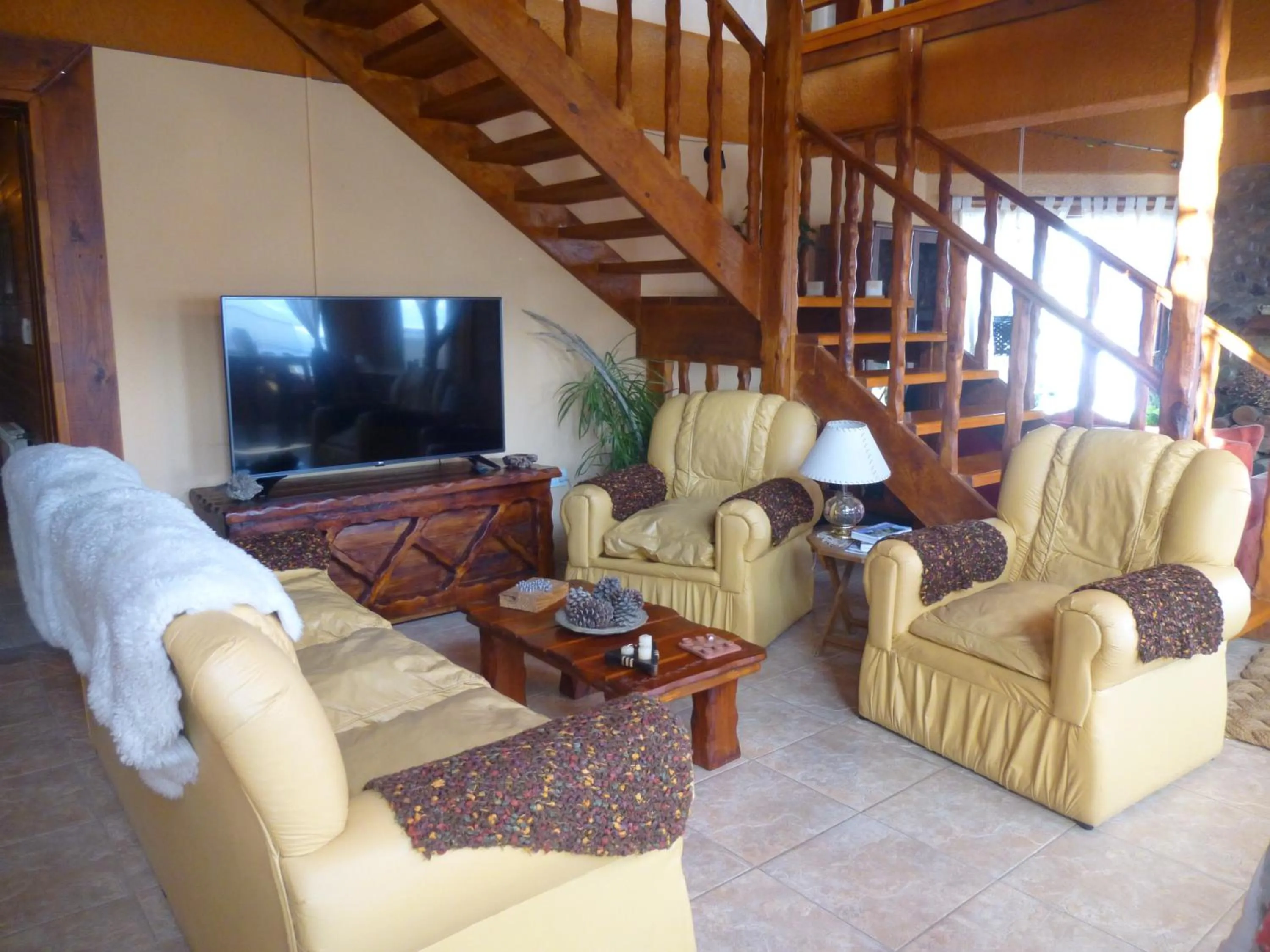 Lobby or reception in Hosteria Rukahué