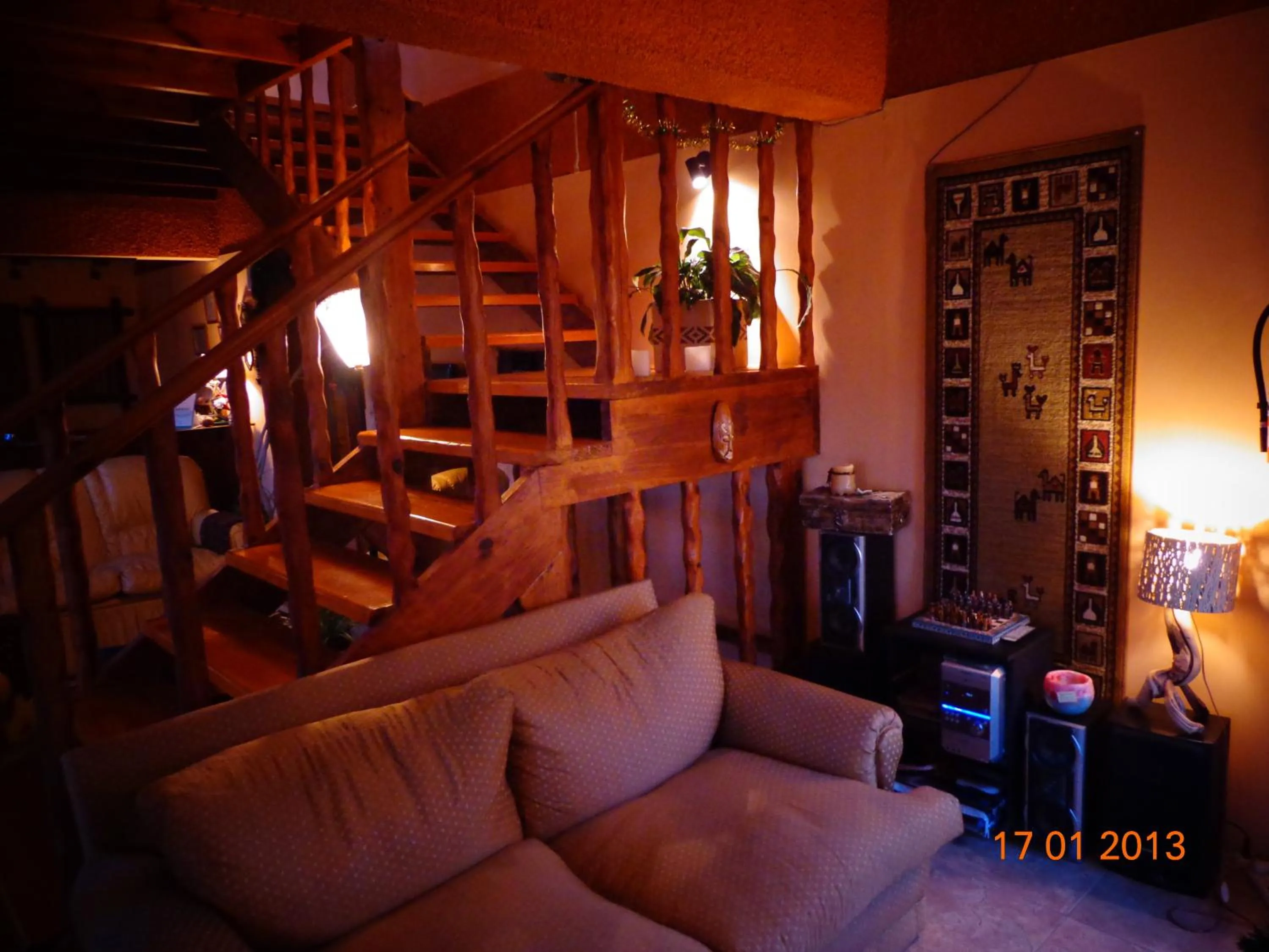 Decorative detail in Hosteria Rukahué