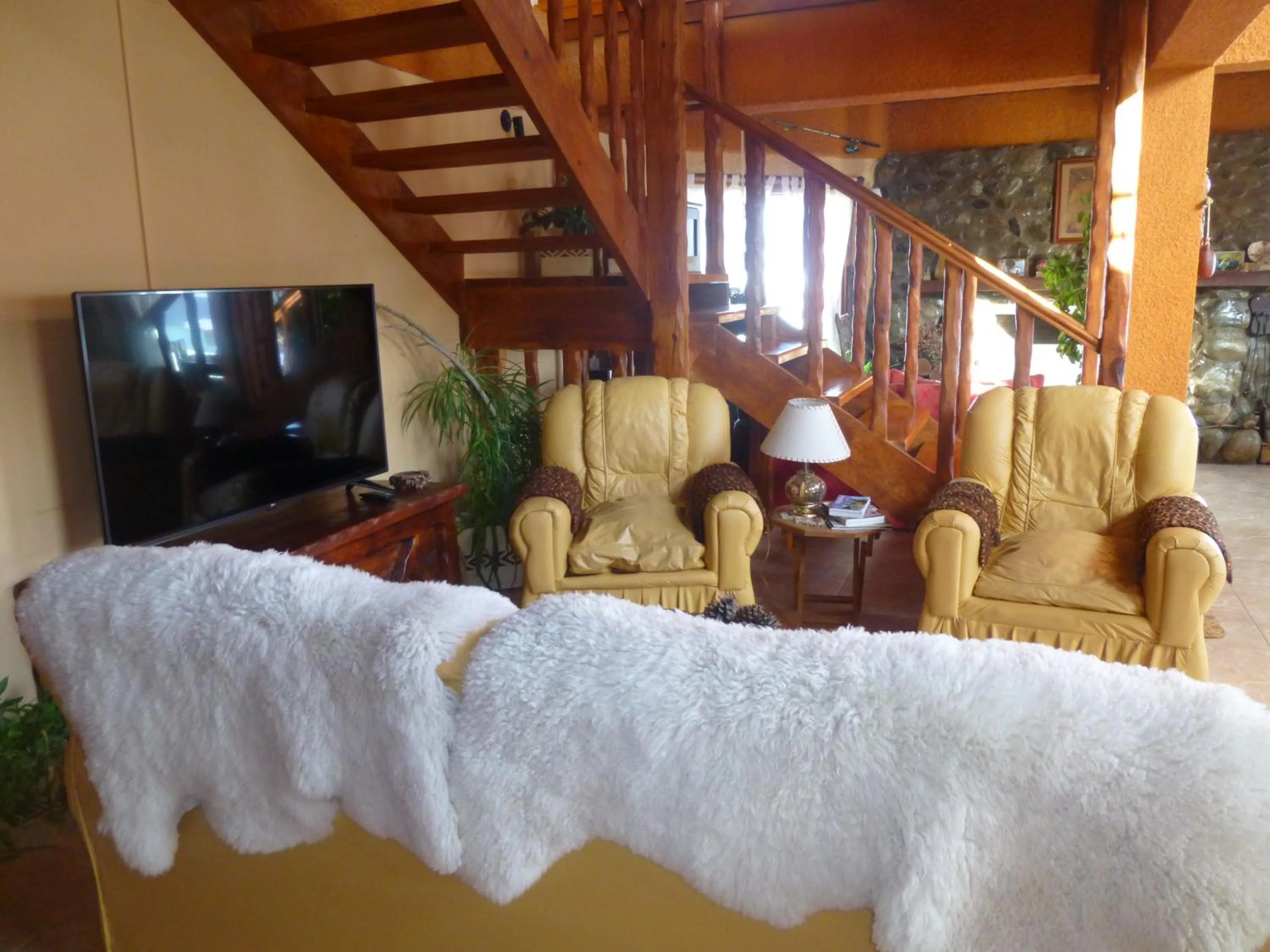 Lobby or reception in Hosteria Rukahué