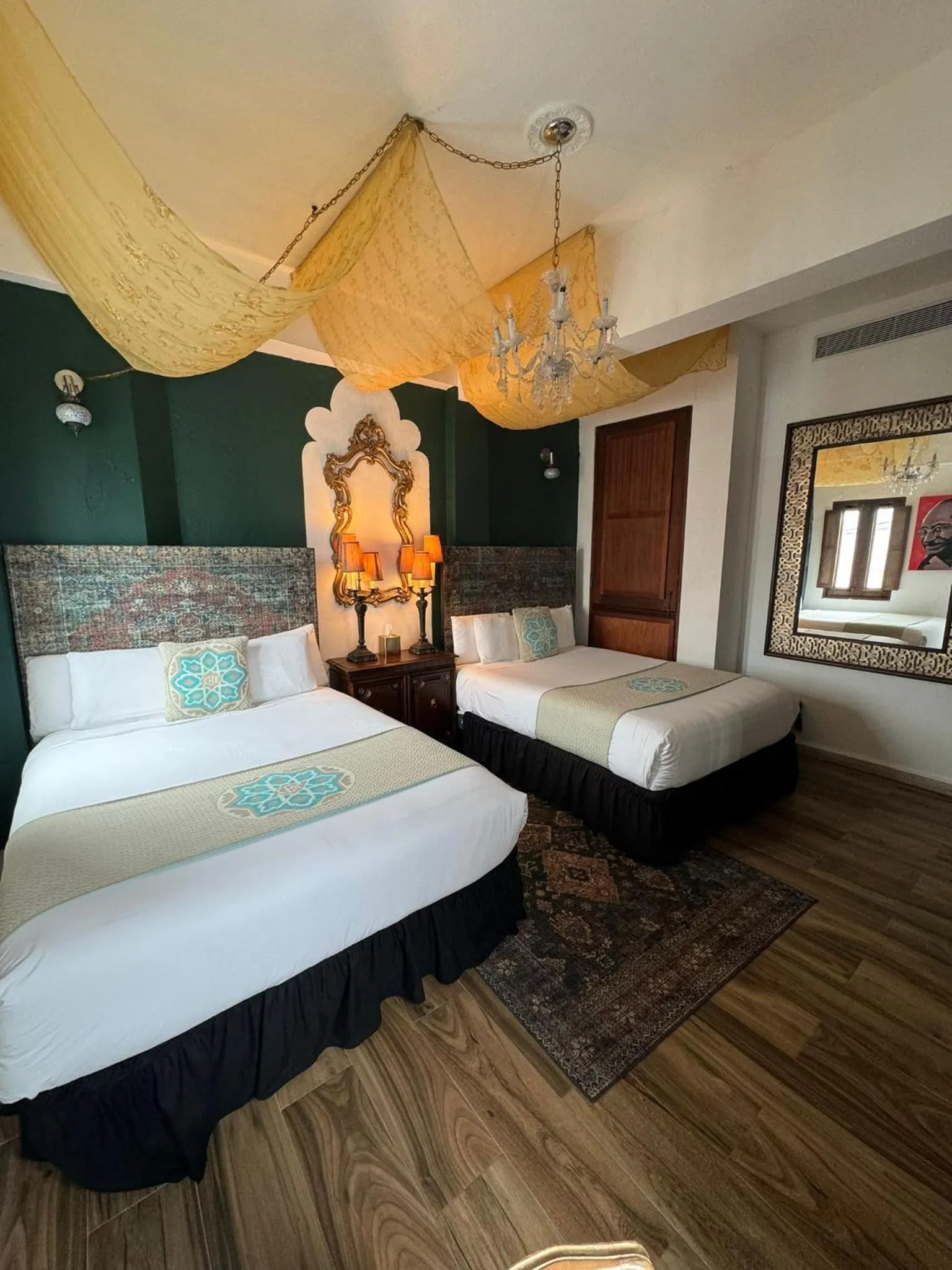 Bed in CasaBlanca Hotel