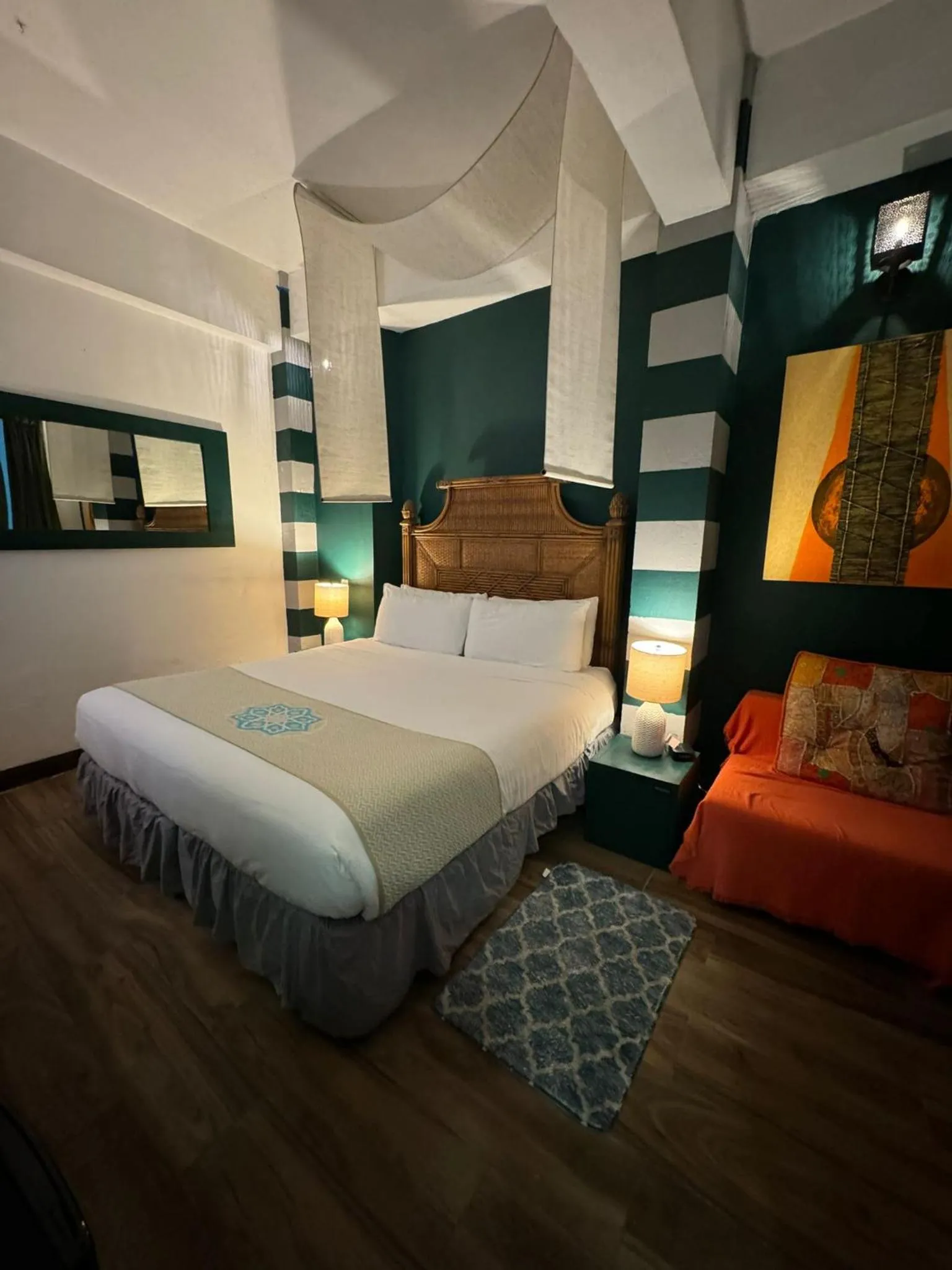 Bed in CasaBlanca Hotel