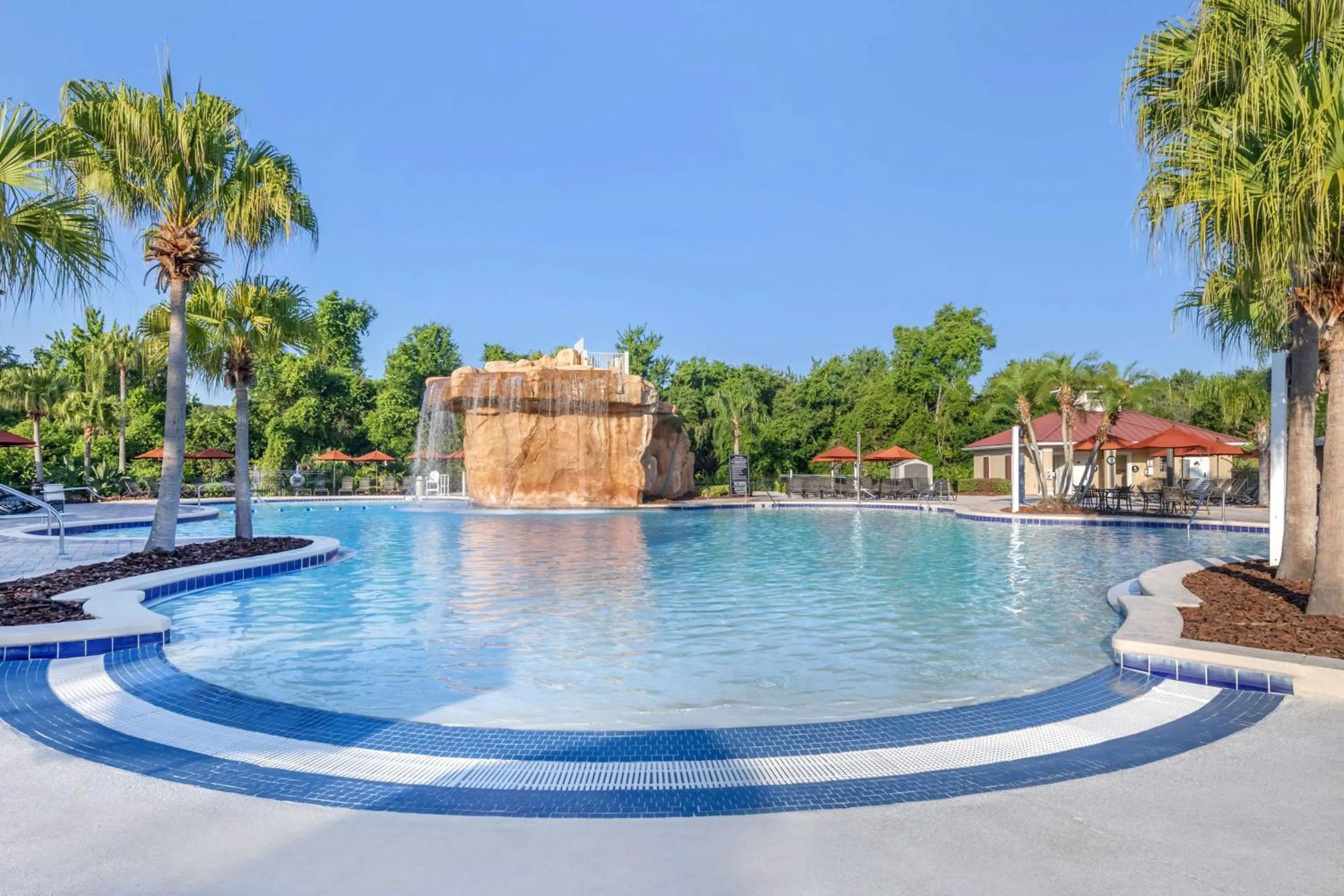 Pool view in Hilton Vacation Club Mystic Dunes Orlando