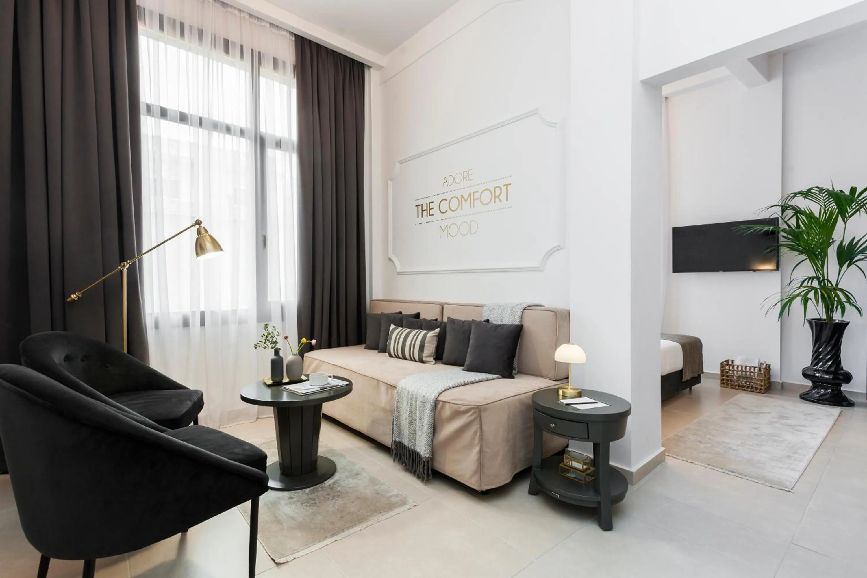 Living room in The Mood Luxury Rooms