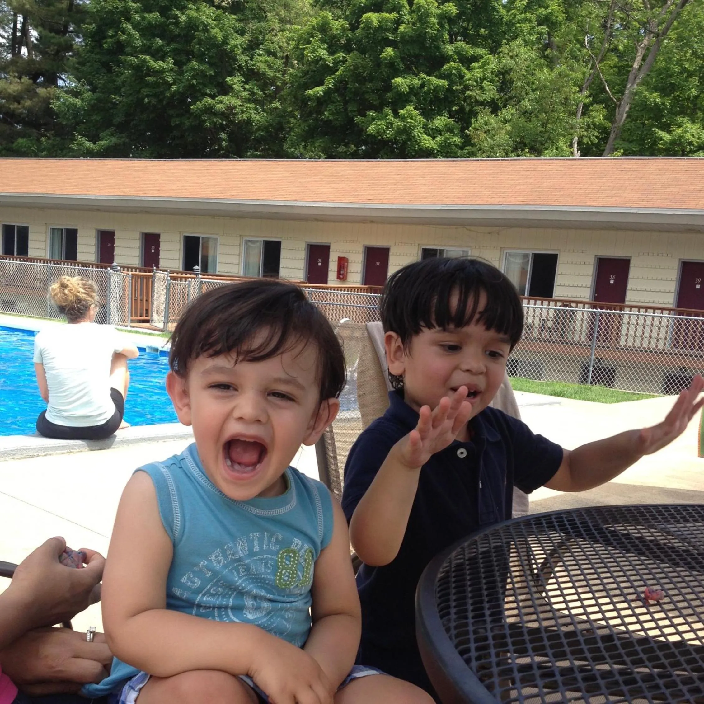 Family in Motel Montreal
