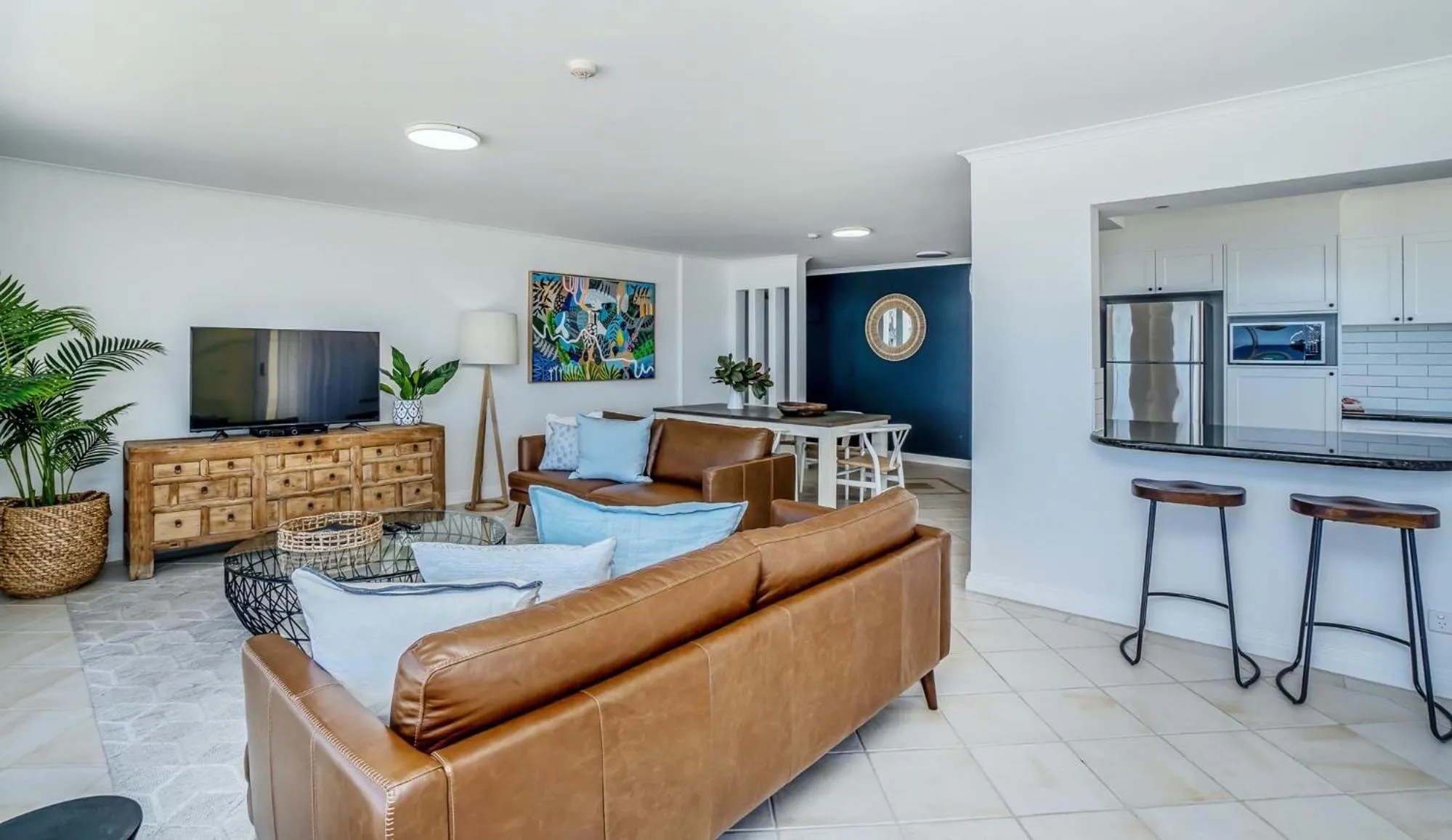 Living room in Dorchester On The Beach