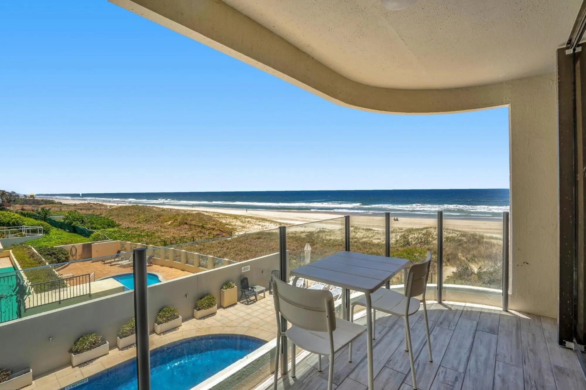 Patio in Dorchester On The Beach