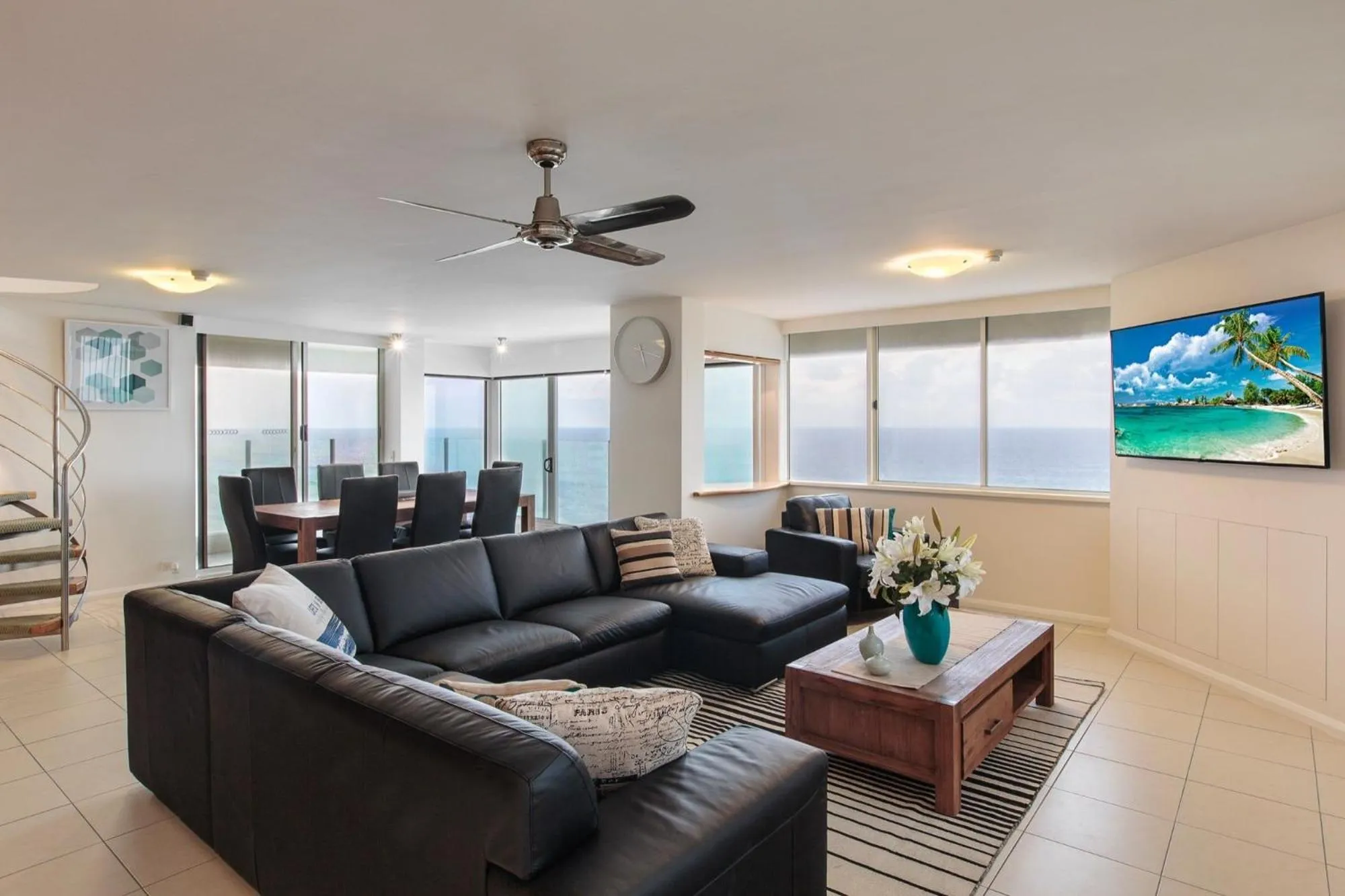Living room in Dorchester On The Beach