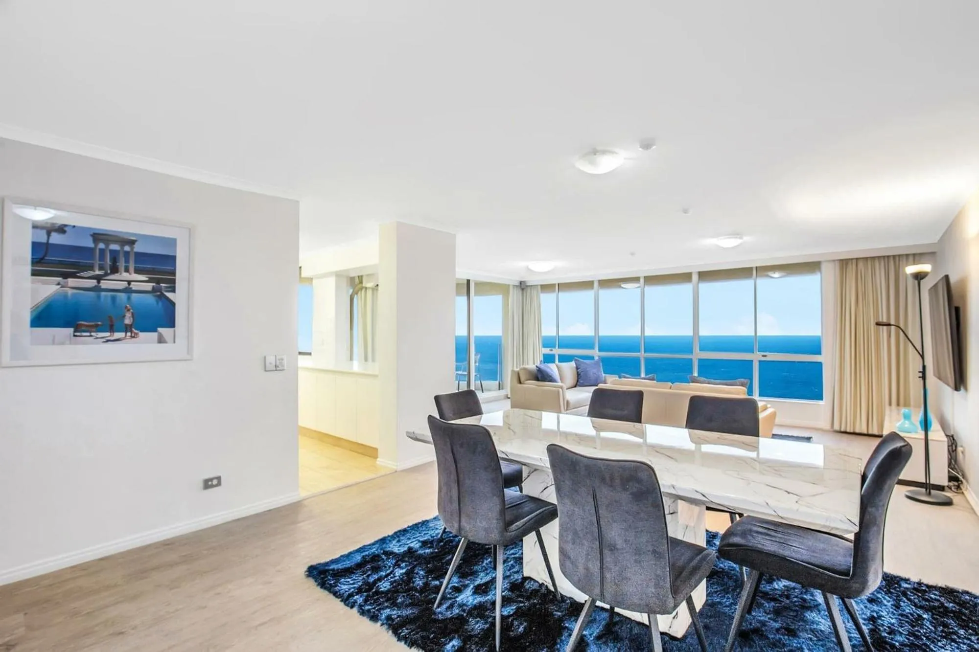 Living room in Dorchester On The Beach