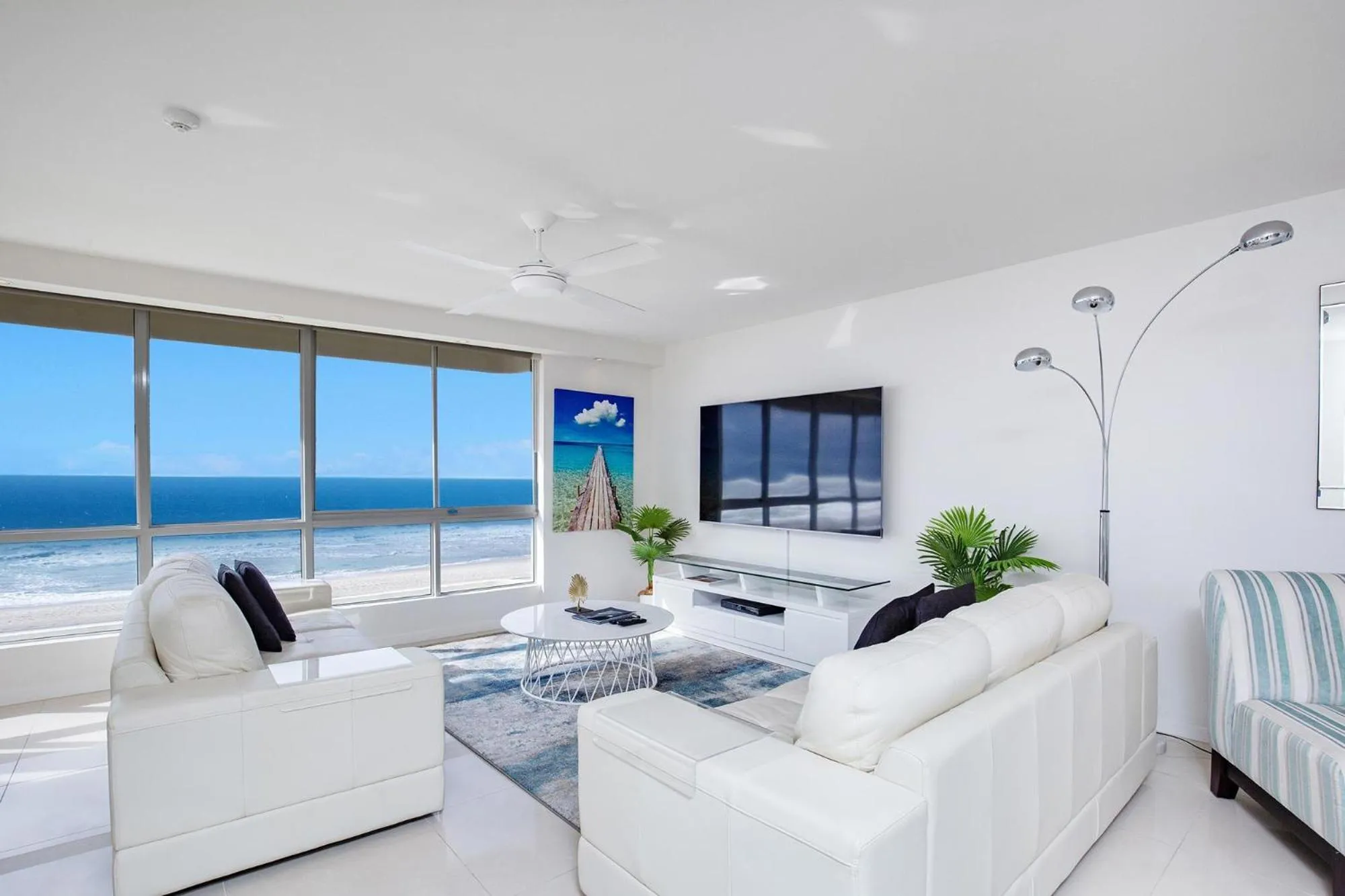 Living room in Dorchester On The Beach