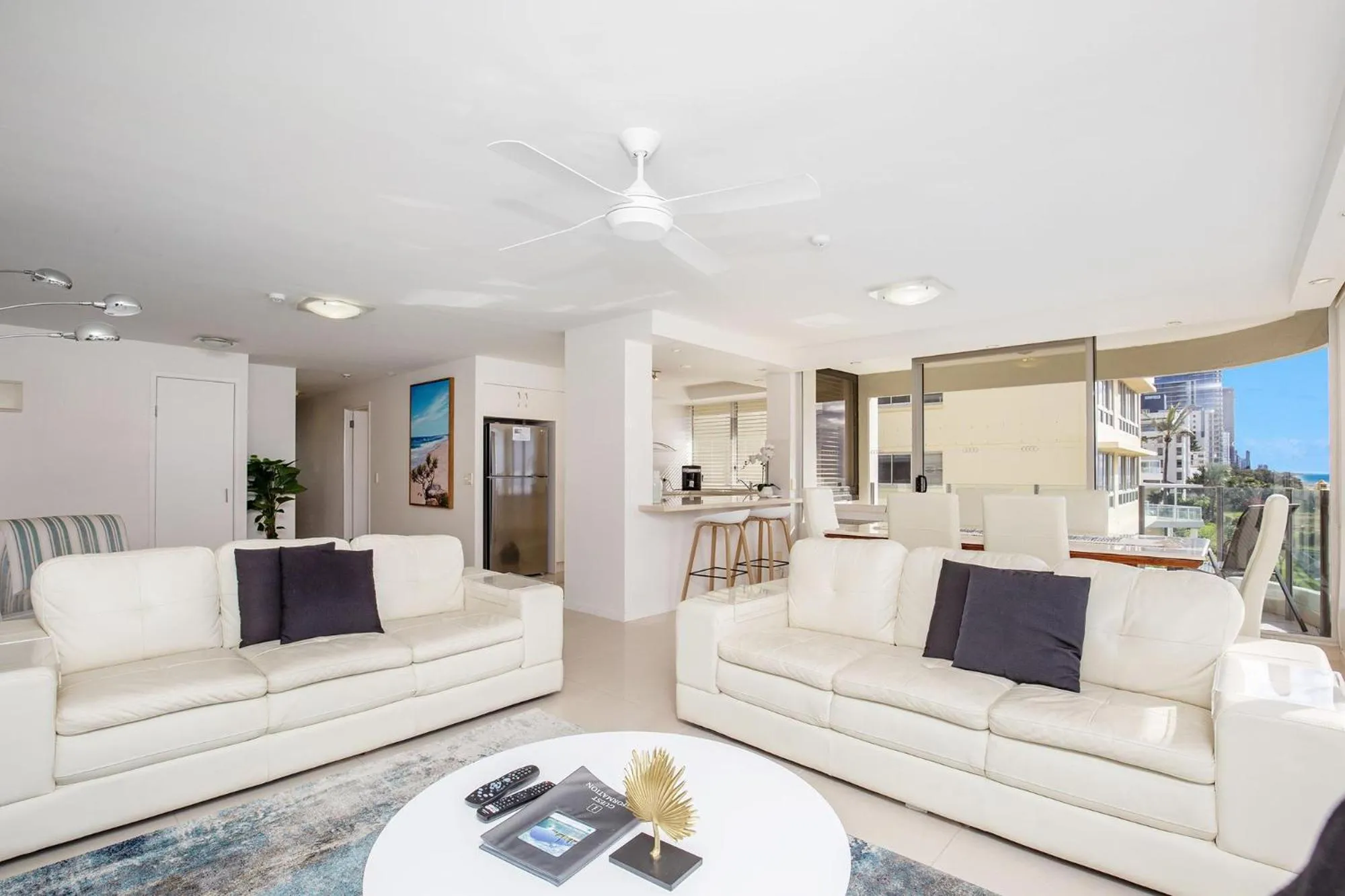 Living room in Dorchester On The Beach