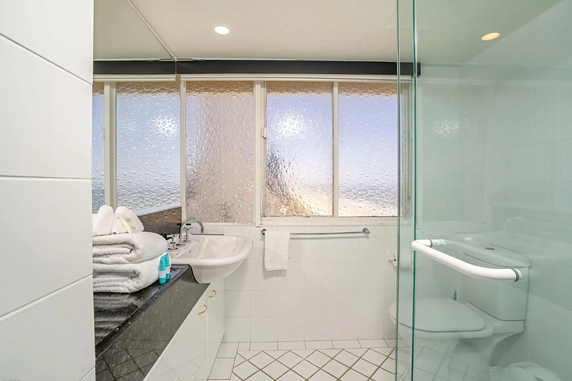 Shower in Dorchester On The Beach