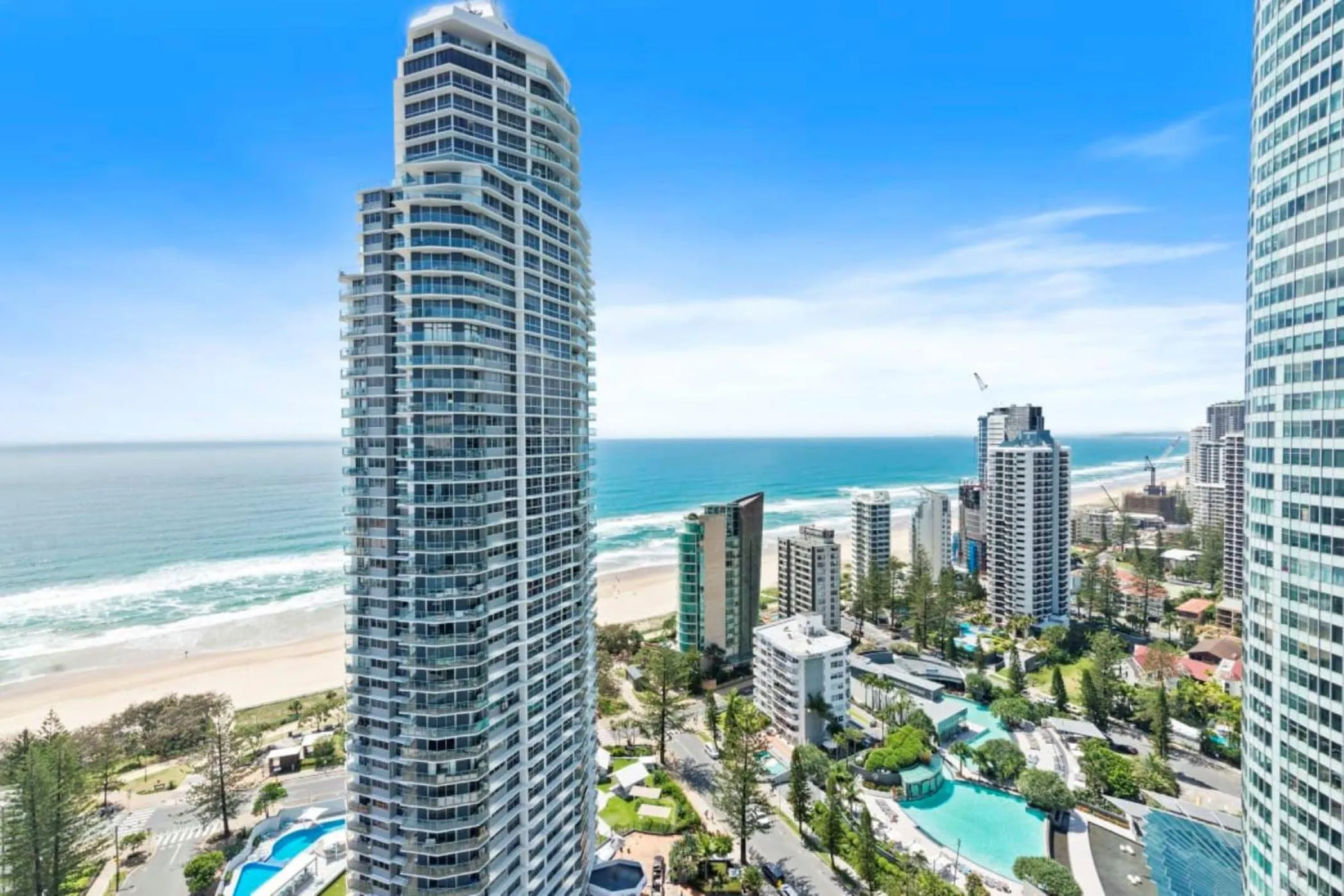 Property building in Aegean Apartments Surfers Paradise