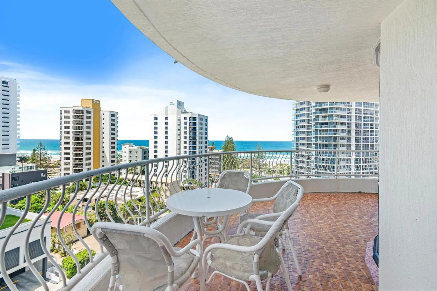 Balcony/Terrace in Aegean Apartments Surfers Paradise