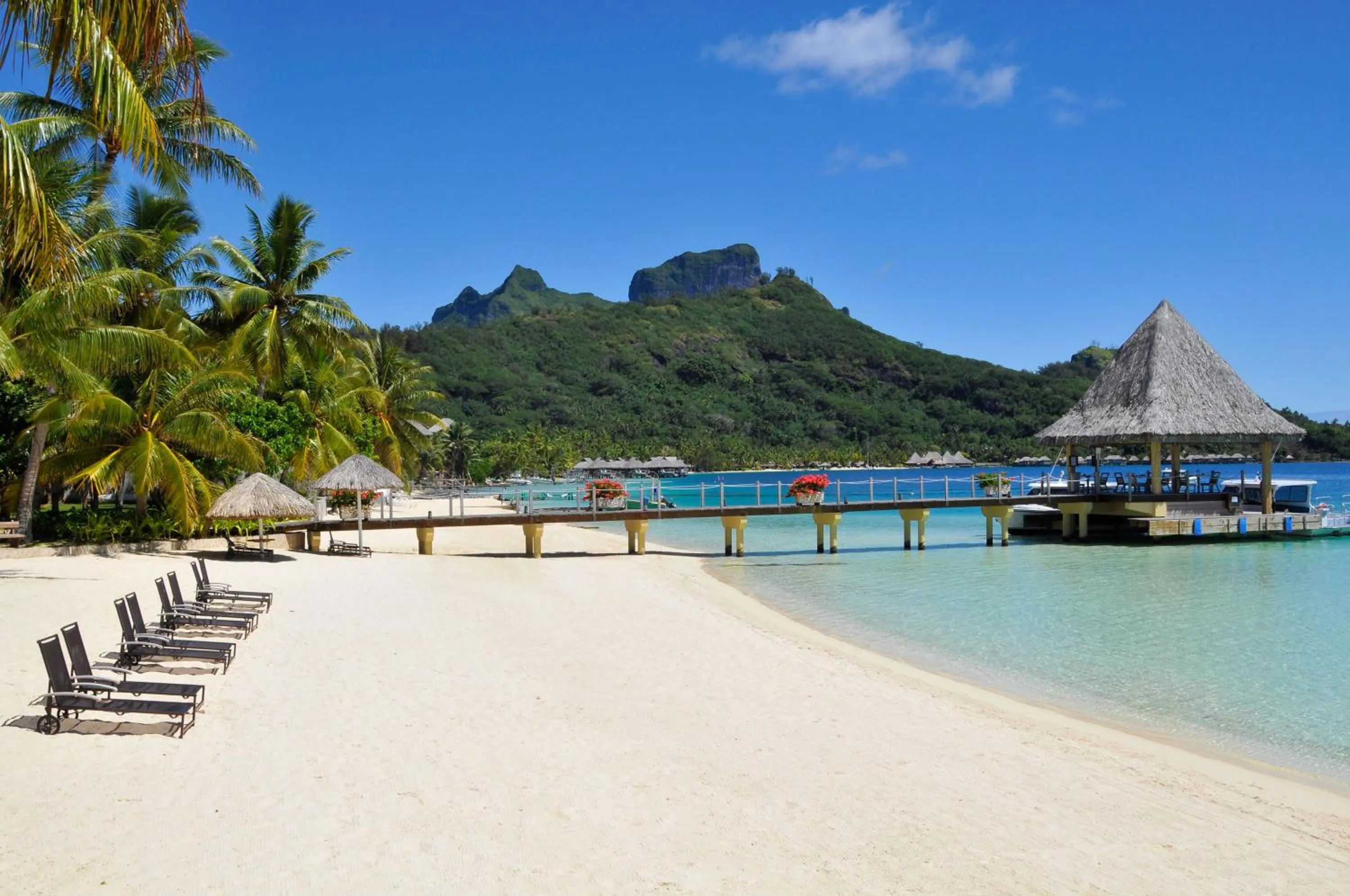 Beach in InterContinental Bora Bora Le Moana Resort by IHG