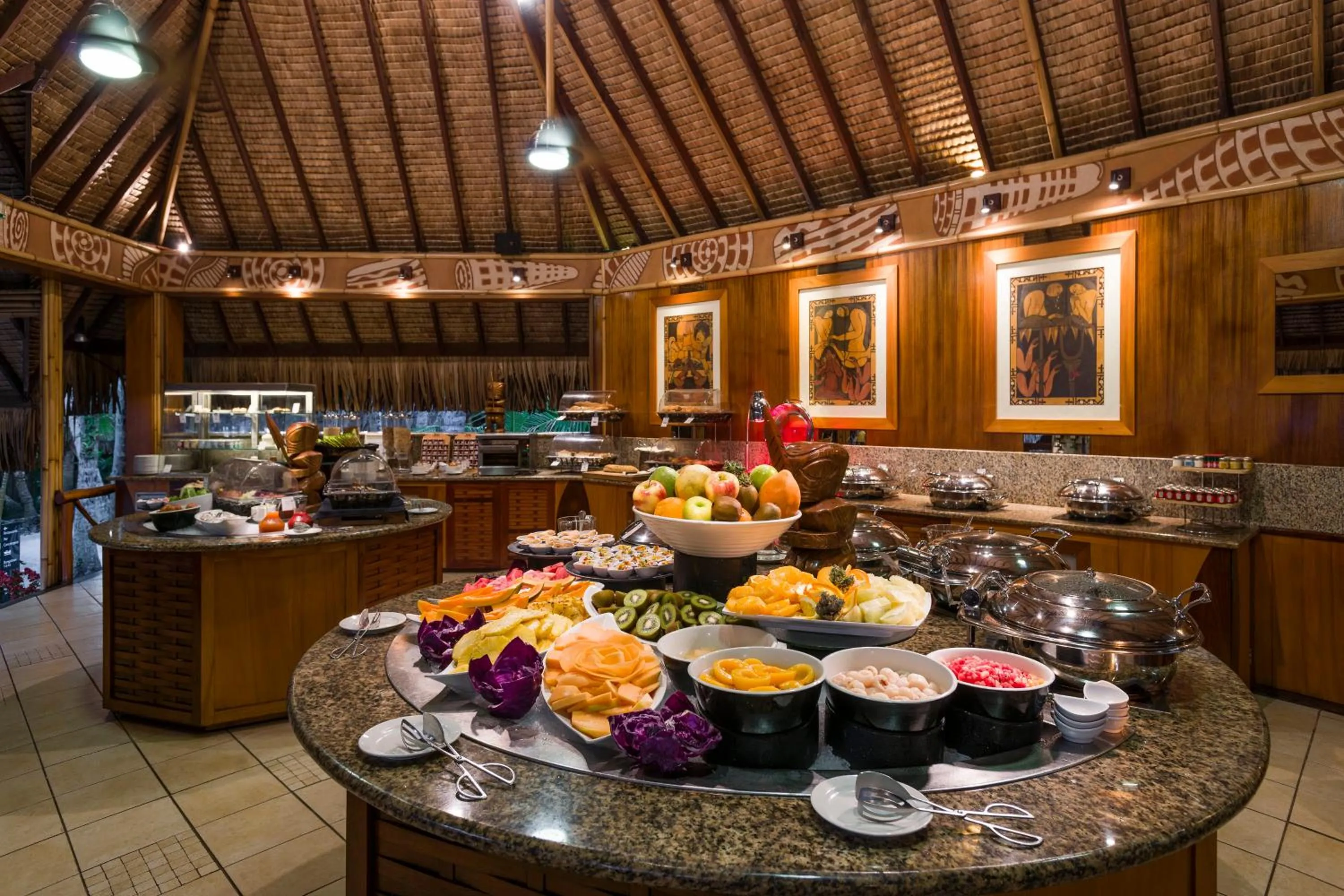 Breakfast in InterContinental Bora Bora Le Moana Resort by IHG
