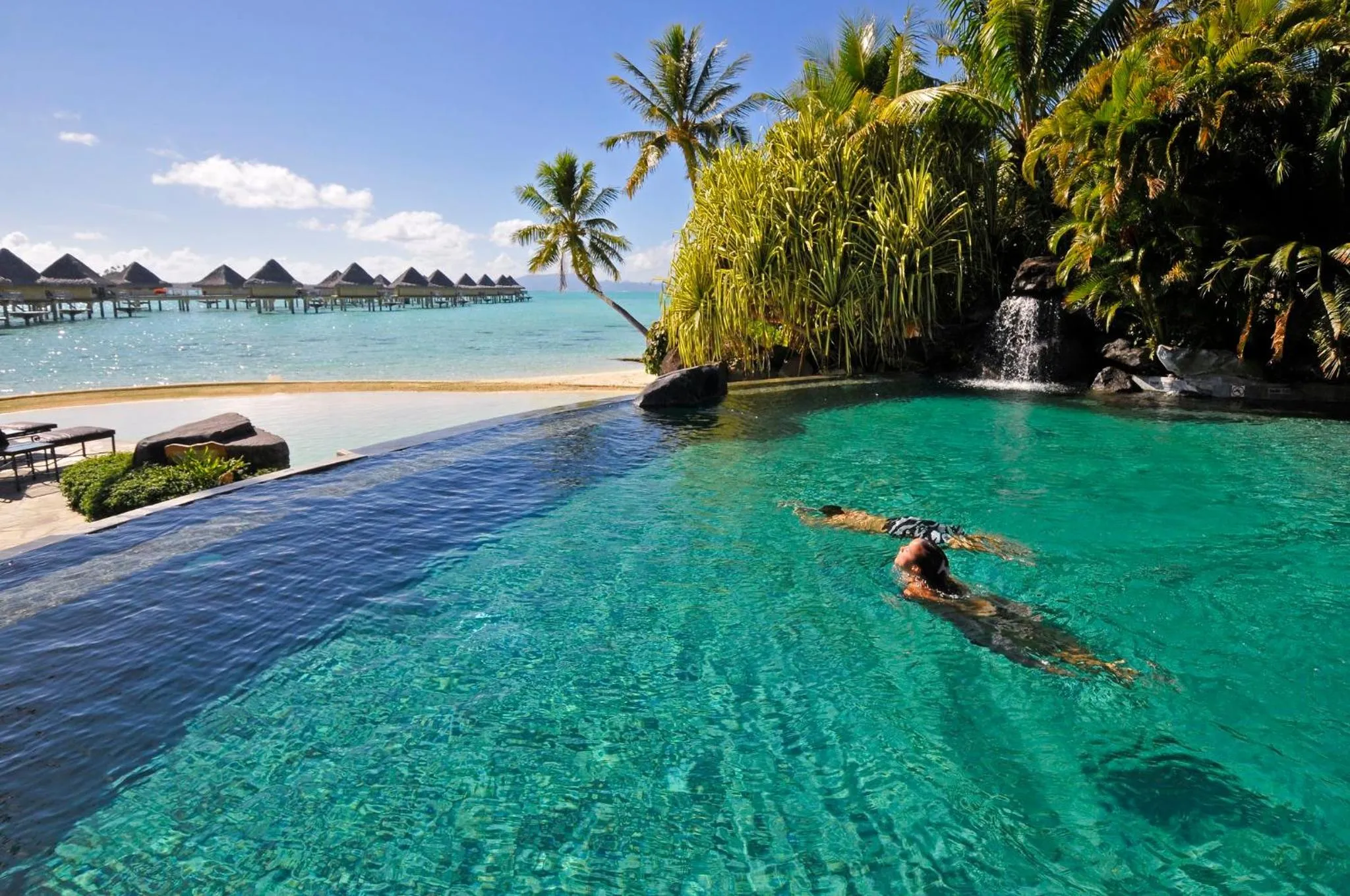 Swimming pool in InterContinental Bora Bora Le Moana Resort by IHG