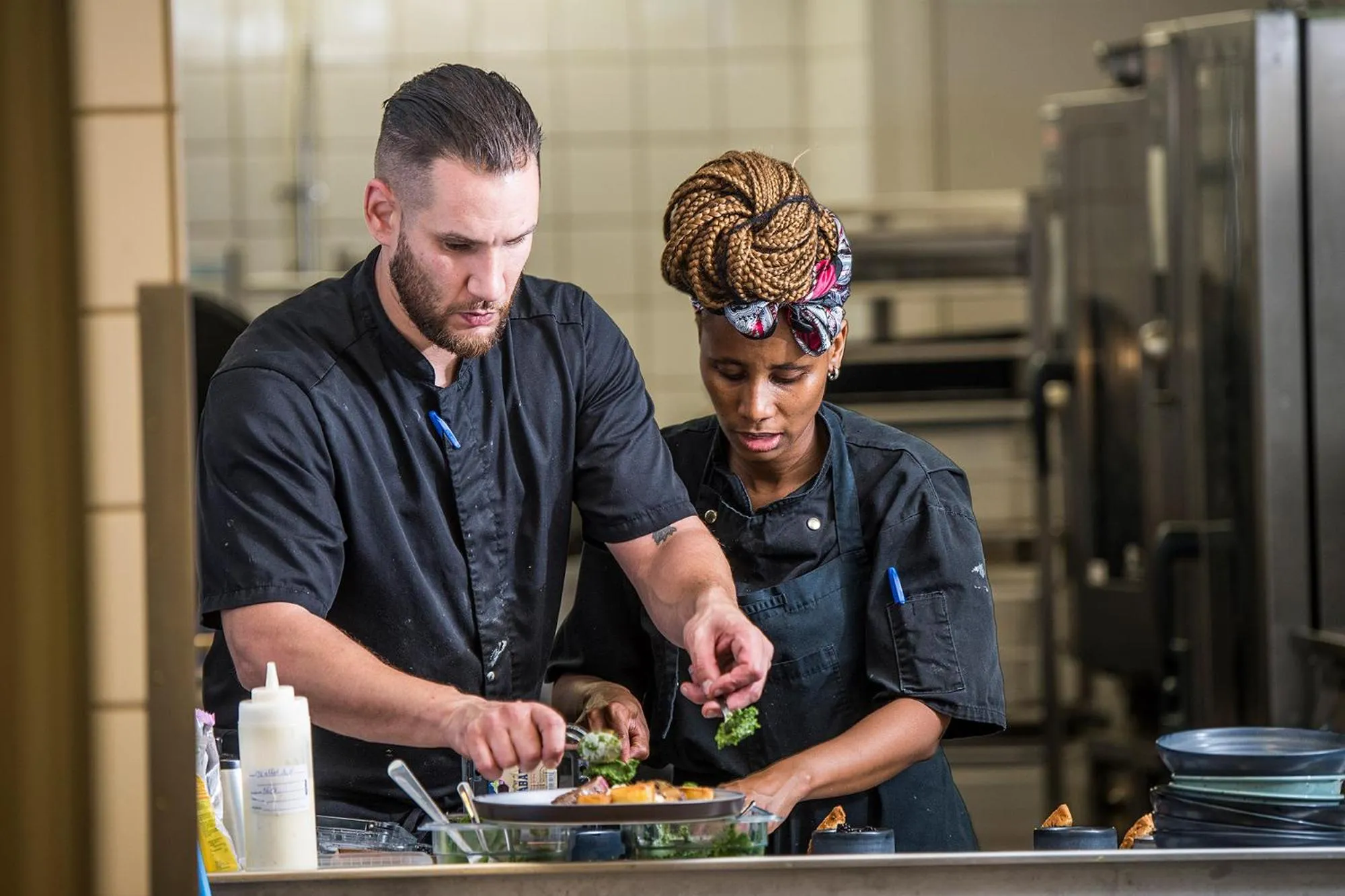 Kitchen or kitchenette in Waterside Mariestad