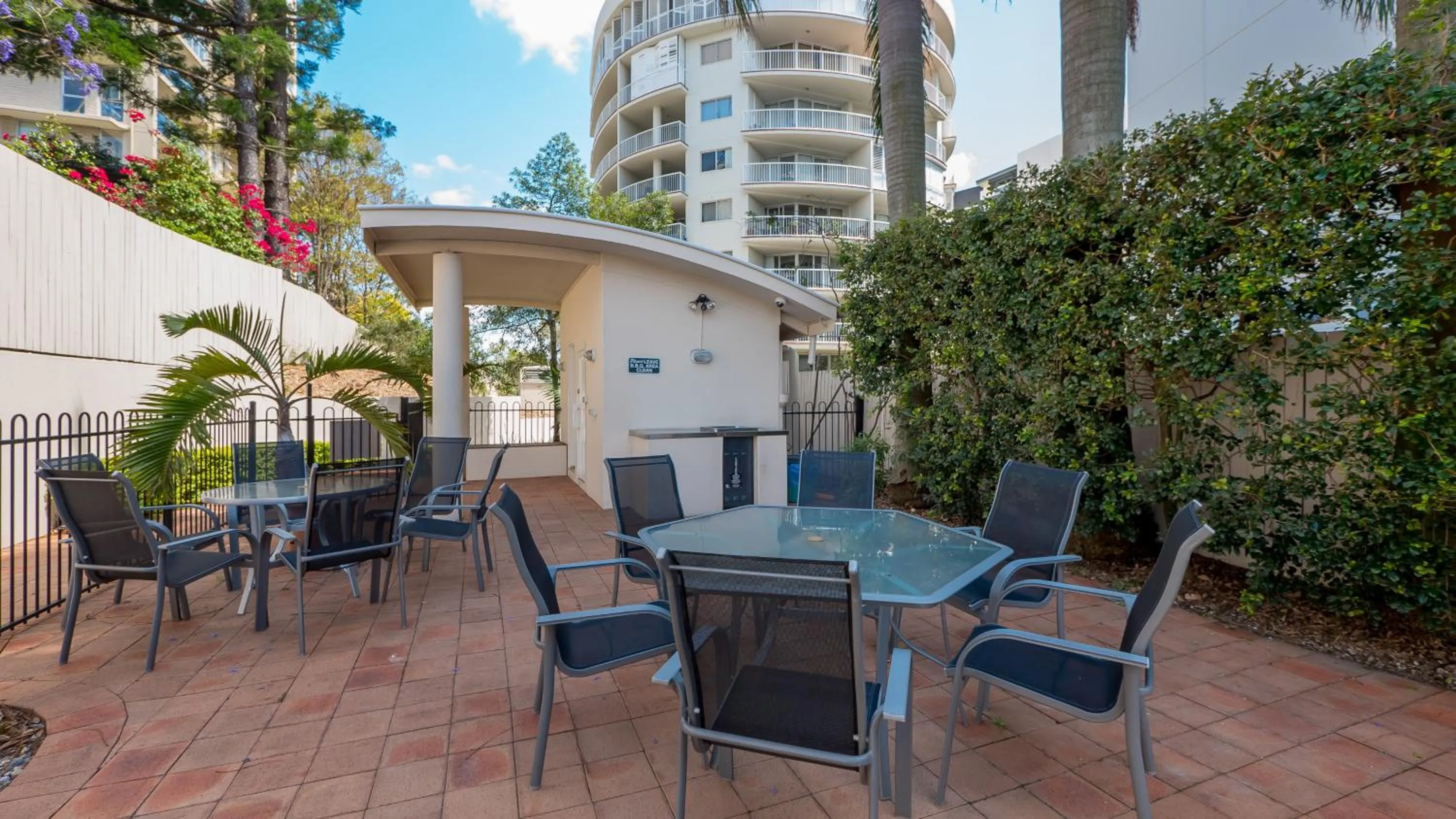 BBQ facilities in Founda Gardens Apartments