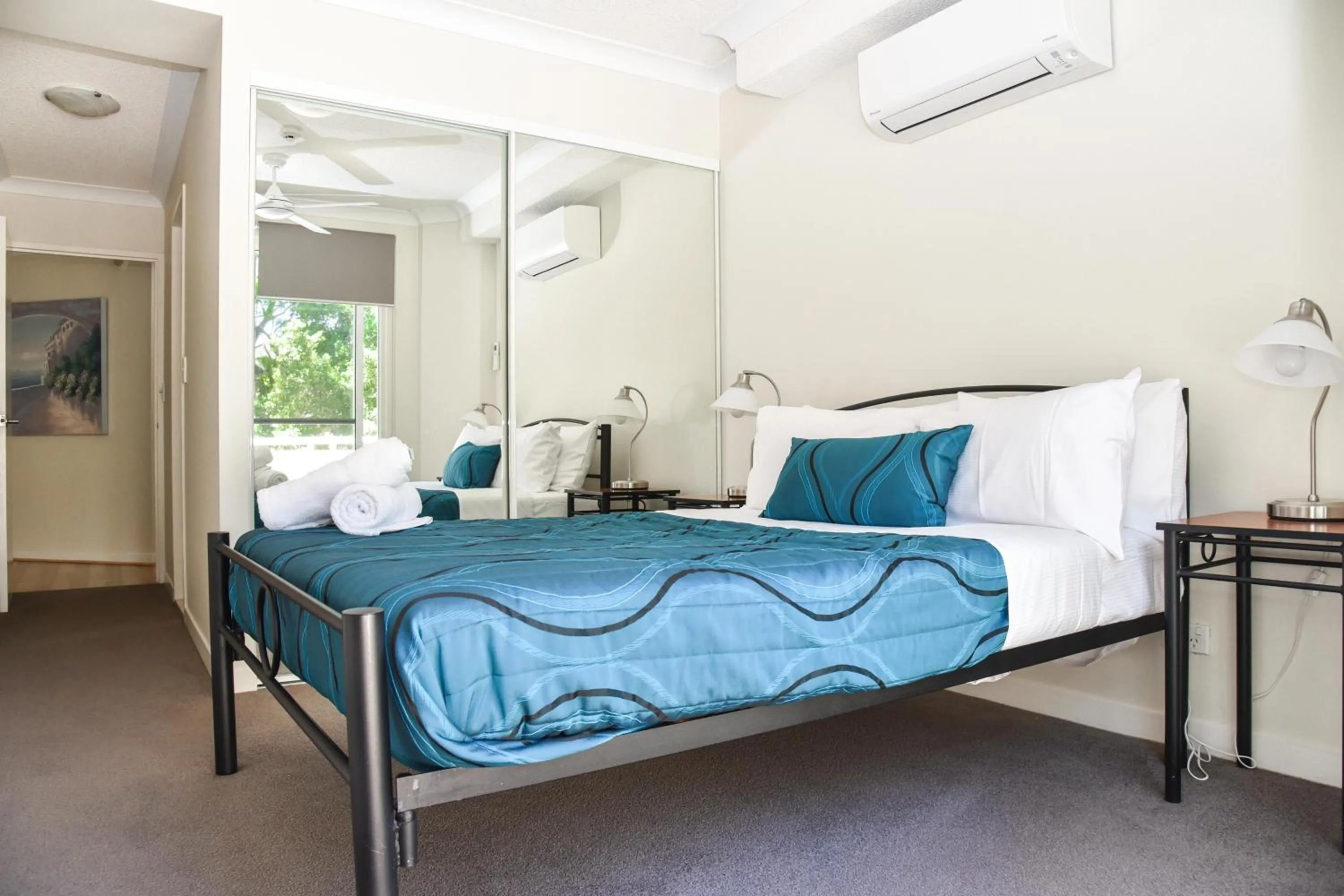 Bed in Founda Gardens Apartments