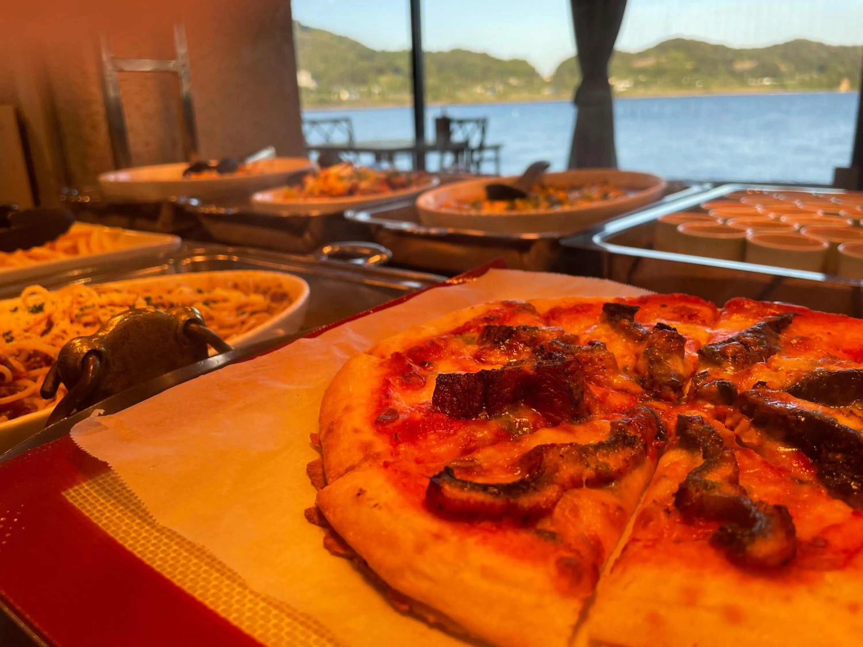 Dinner in Hotel Green Plaza Hamanako