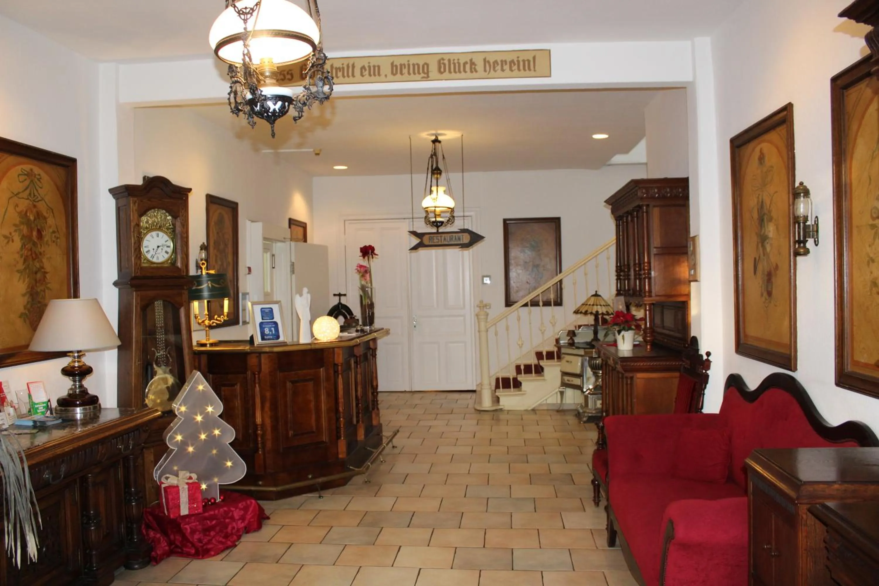 Lobby or reception in Hotel Ovelgönner Hof