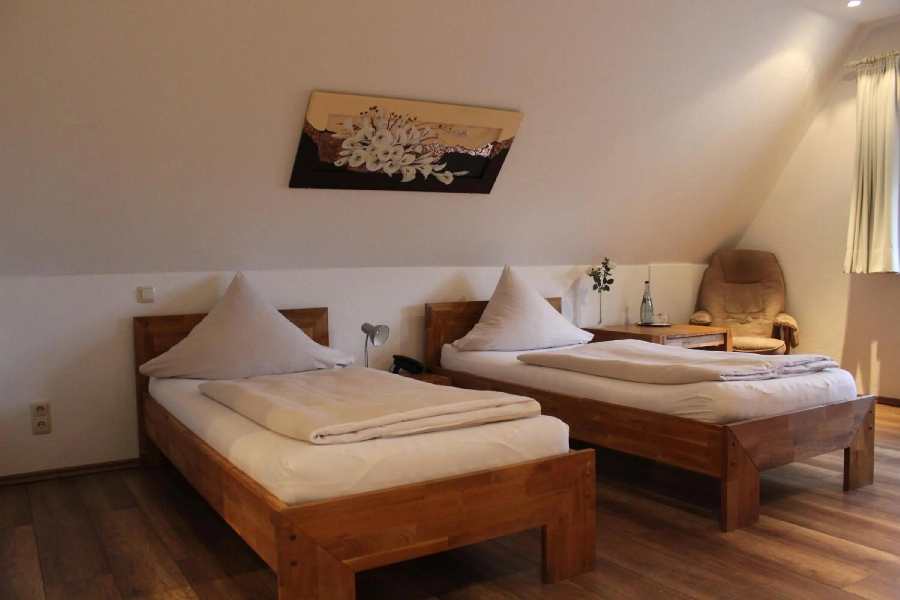 Bed in Hotel Ovelgönner Hof