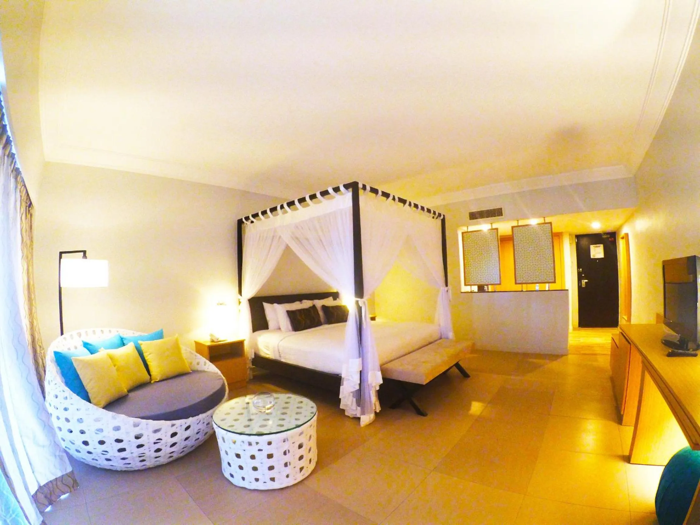 Bed in Sand & Sandals Desaru Beach Resort & Spa