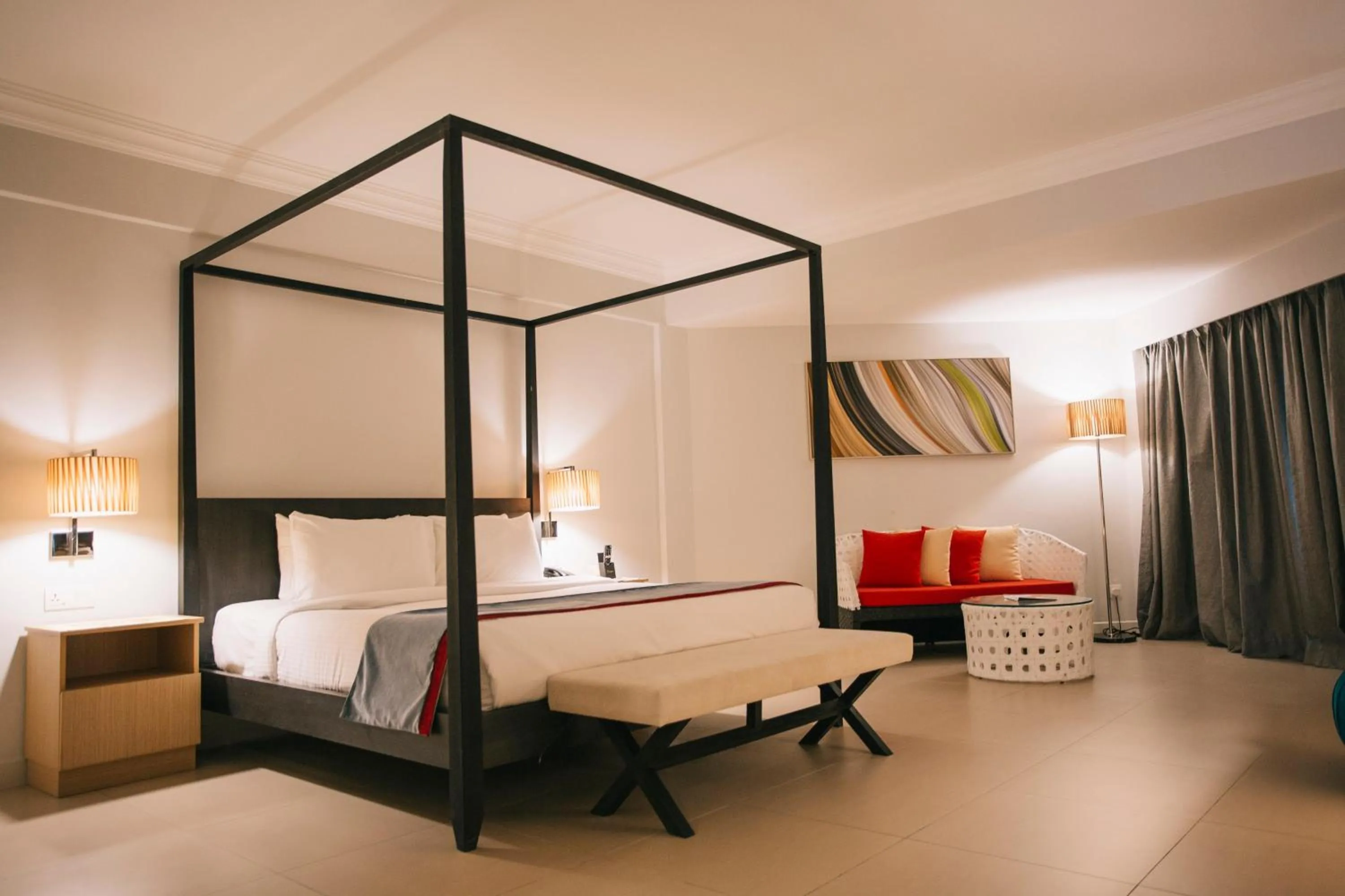 Bed in Sand & Sandals Desaru Beach Resort & Spa