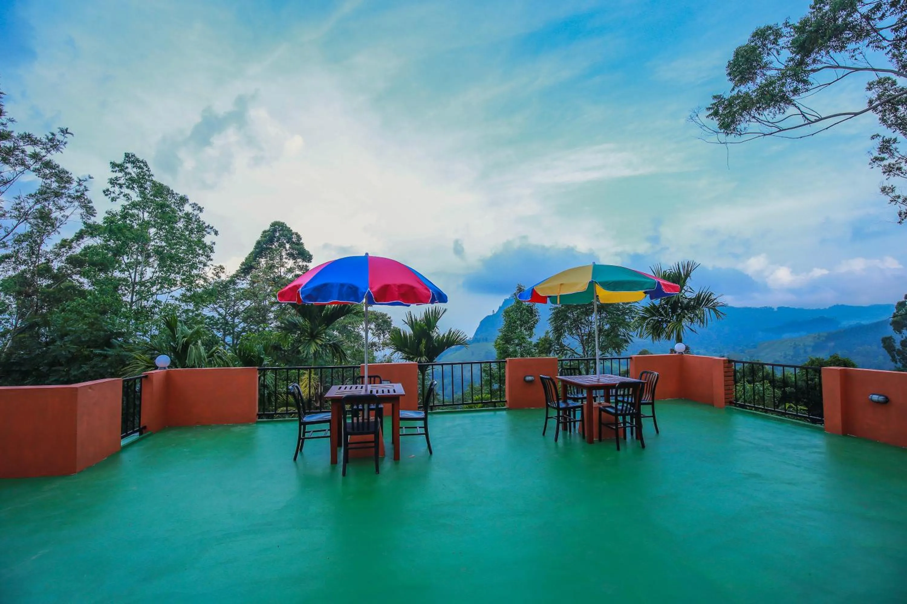 Natural landscape in Ella Red Rock