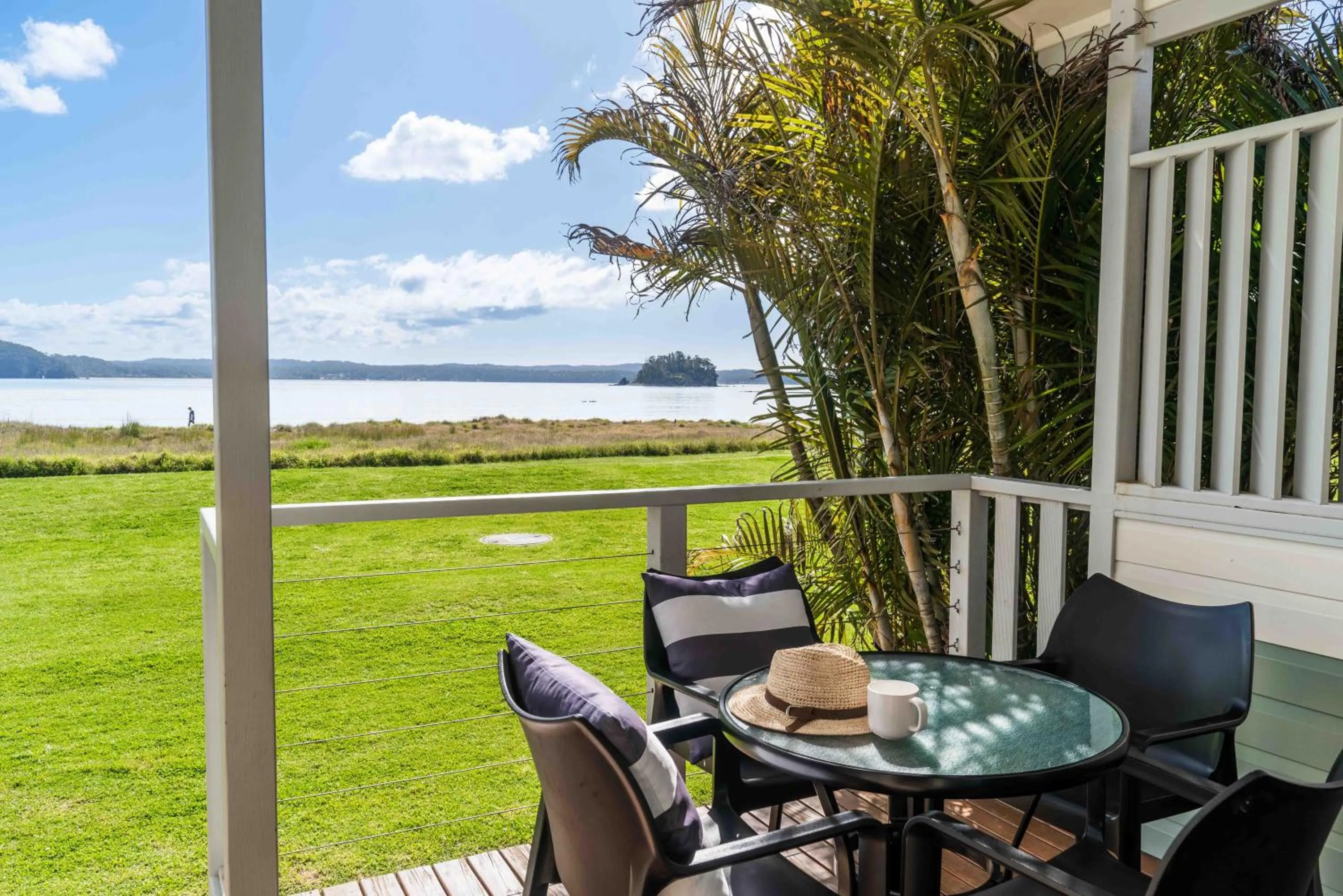 Natural landscape in Clyde View Holiday Park