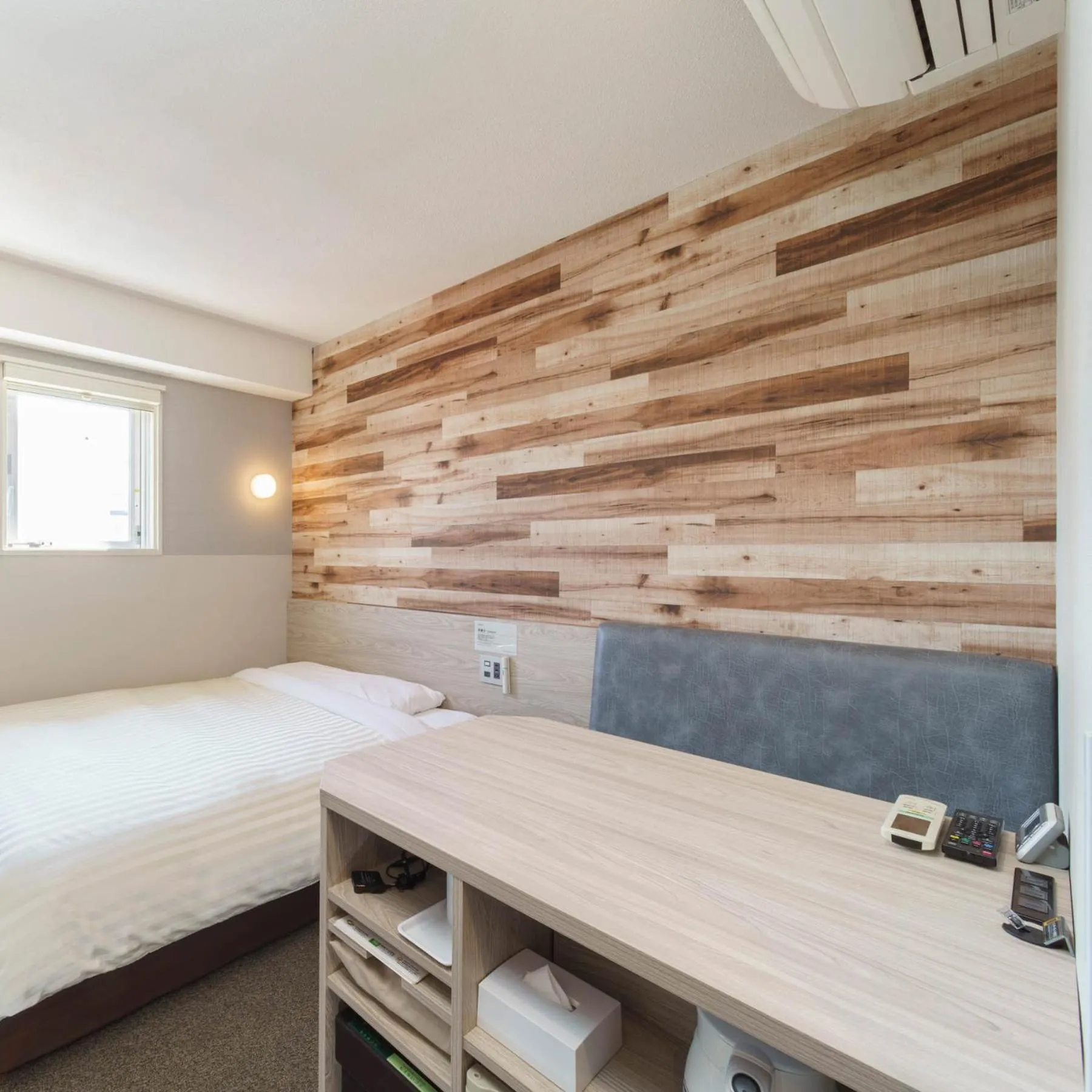 Bed in Super Hotel Kushiro Kurogane