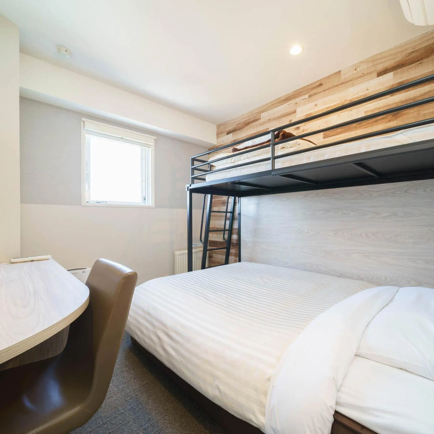 Bed in Super Hotel Kushiro Kurogane