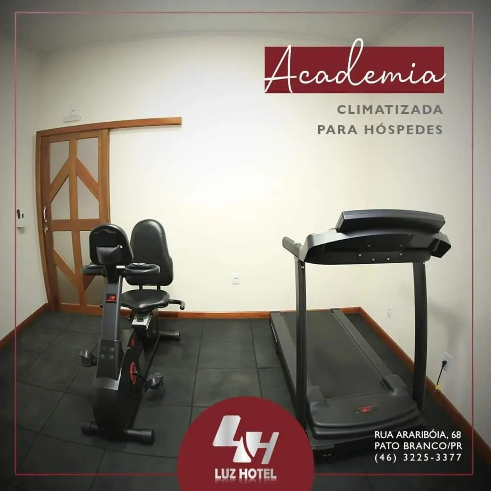 Fitness centre/facilities in Luz Hotel Pato Branco