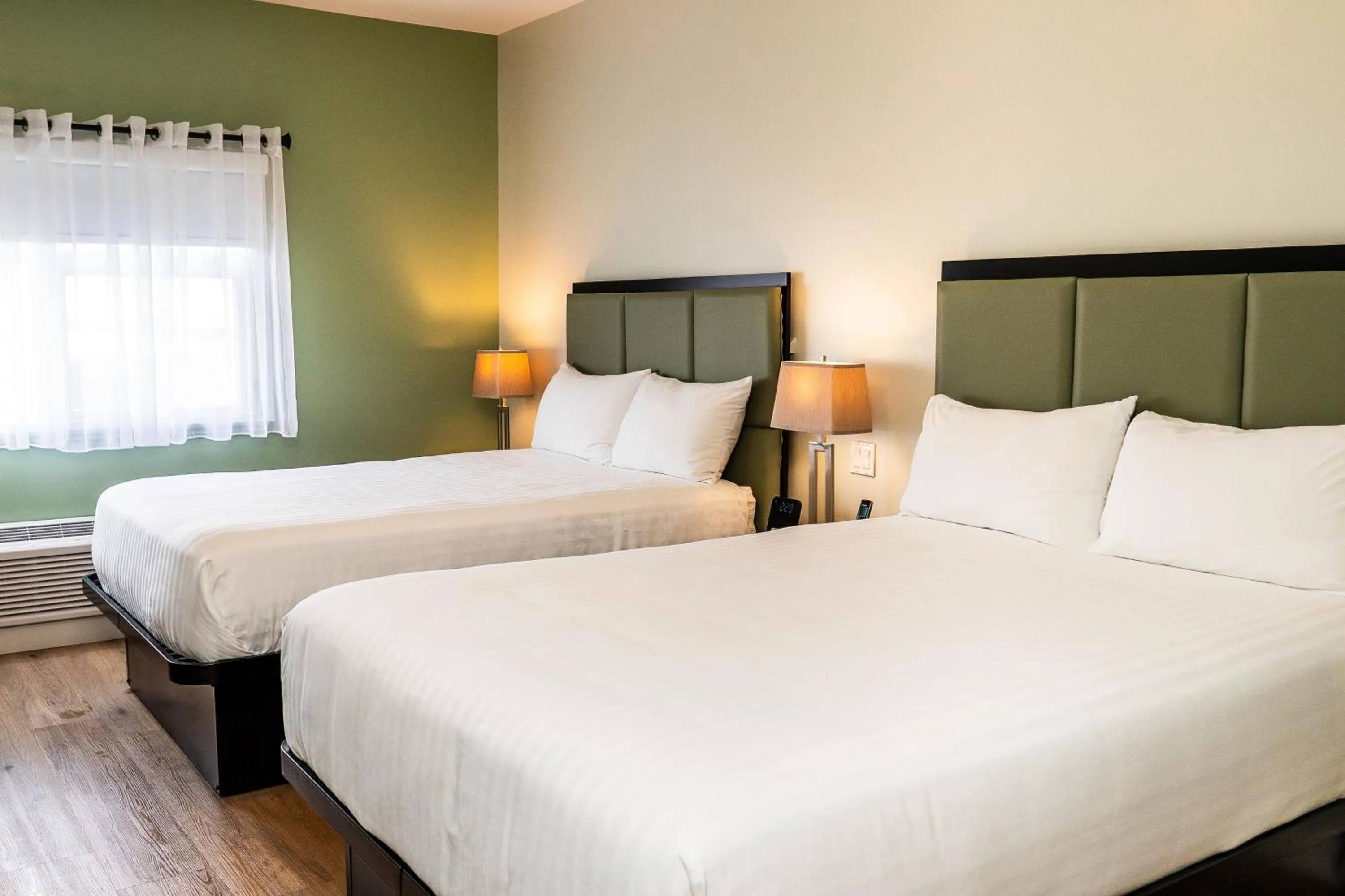 Photo of the whole room, Bed in SKKY Hotel