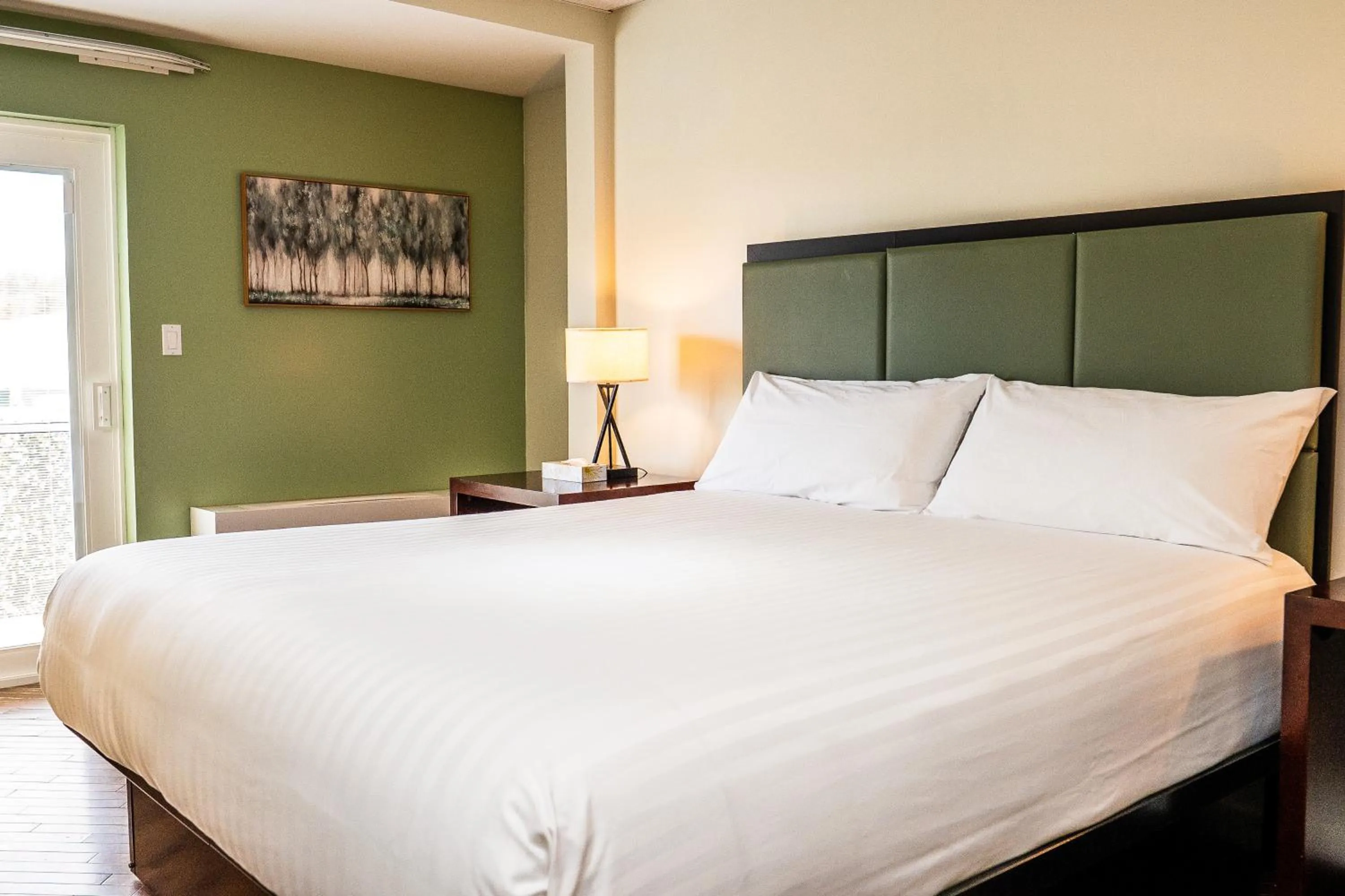 Photo of the whole room, Bed in SKKY Hotel