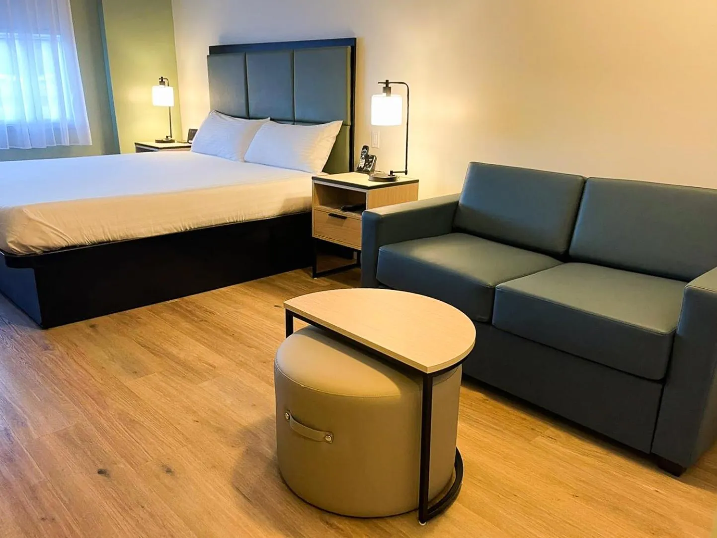 Photo of the whole room, Bed in SKKY Hotel