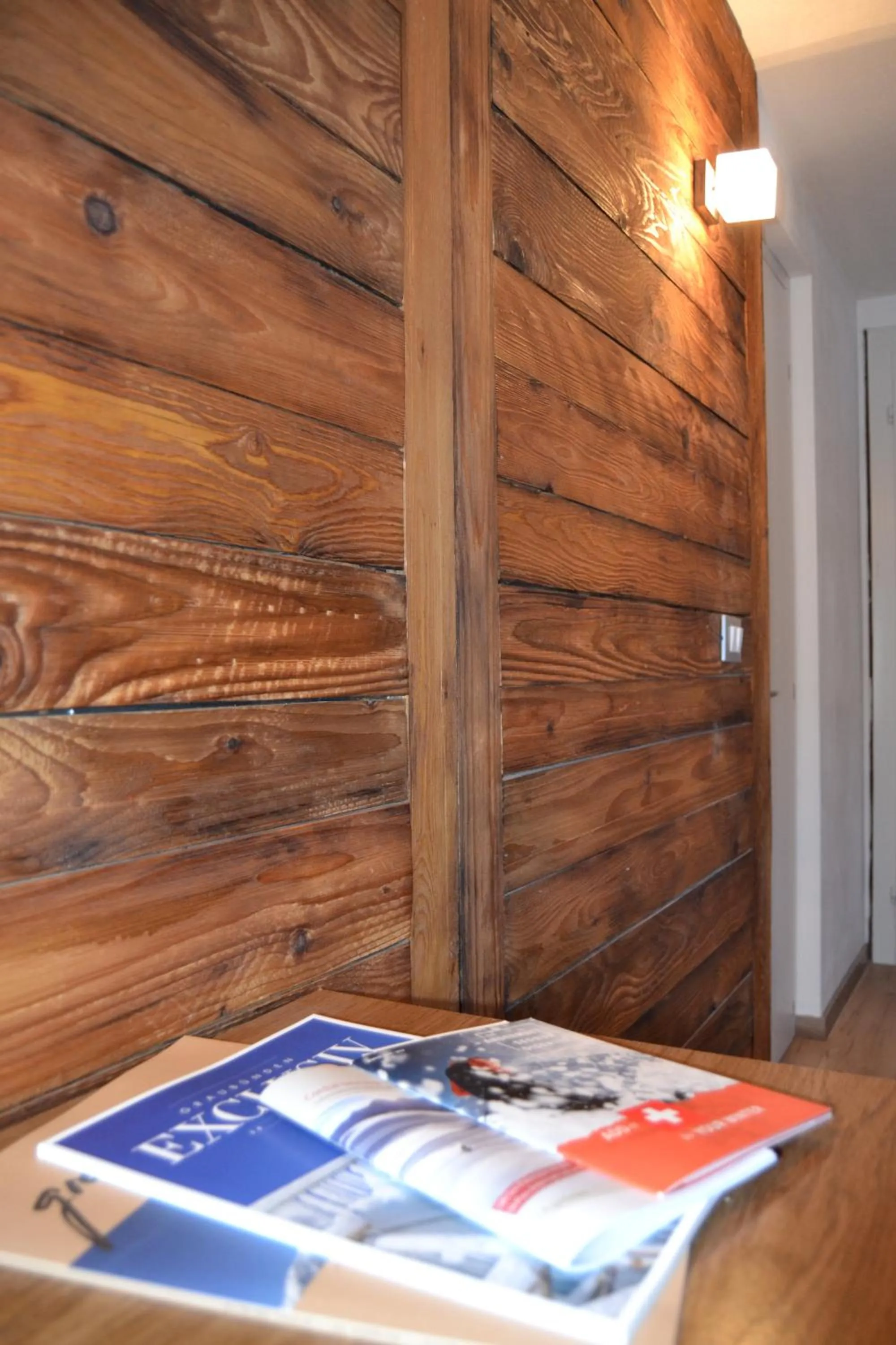 Decorative detail in Mountain Lodge Sedrun