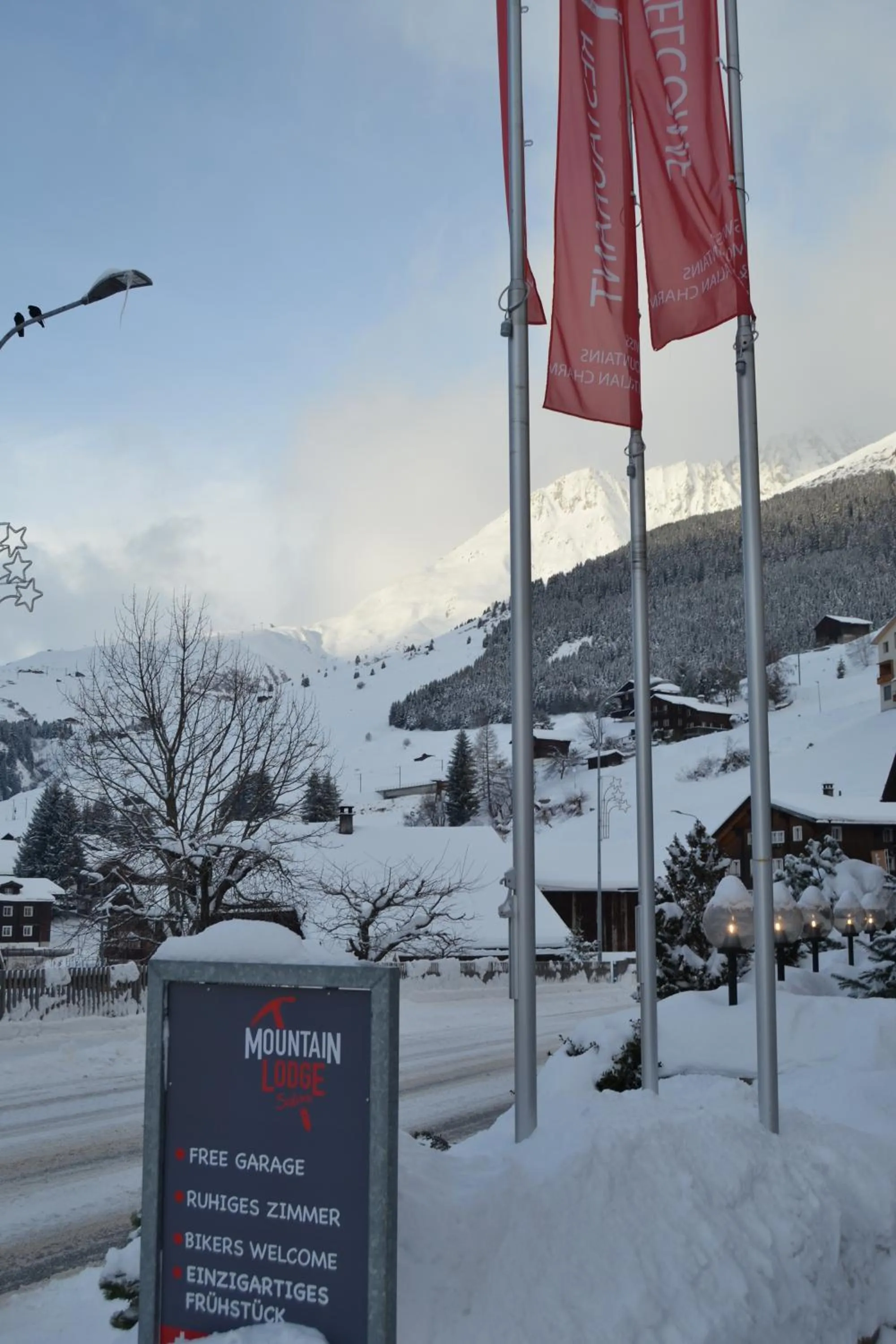 Facade/entrance in Mountain Lodge Sedrun